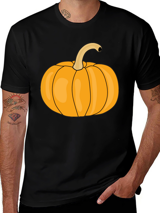 Pumpkin Graphic Black T-Shirt