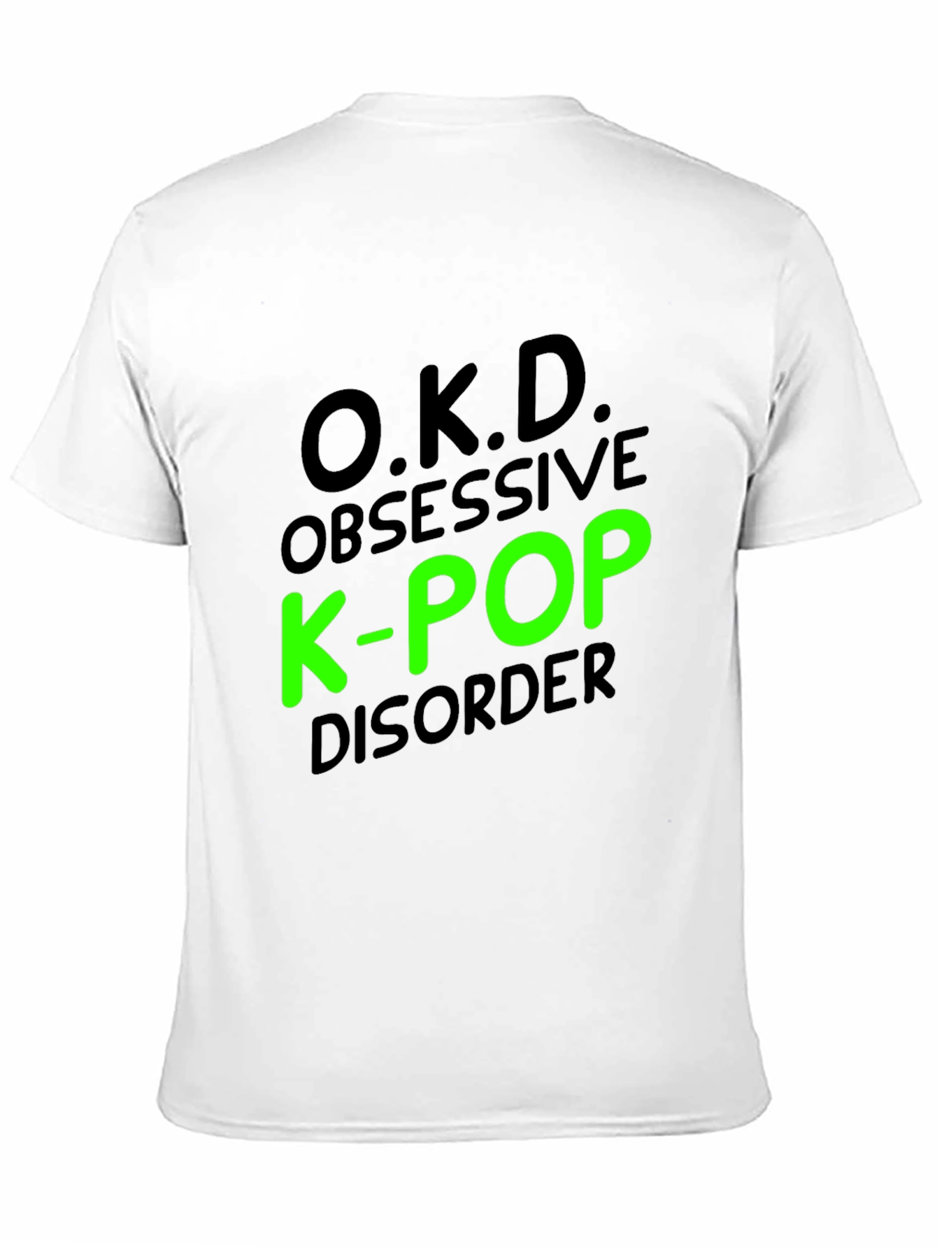 O.K.D. Obsessive K-Pop Disorder Black T-Shirt