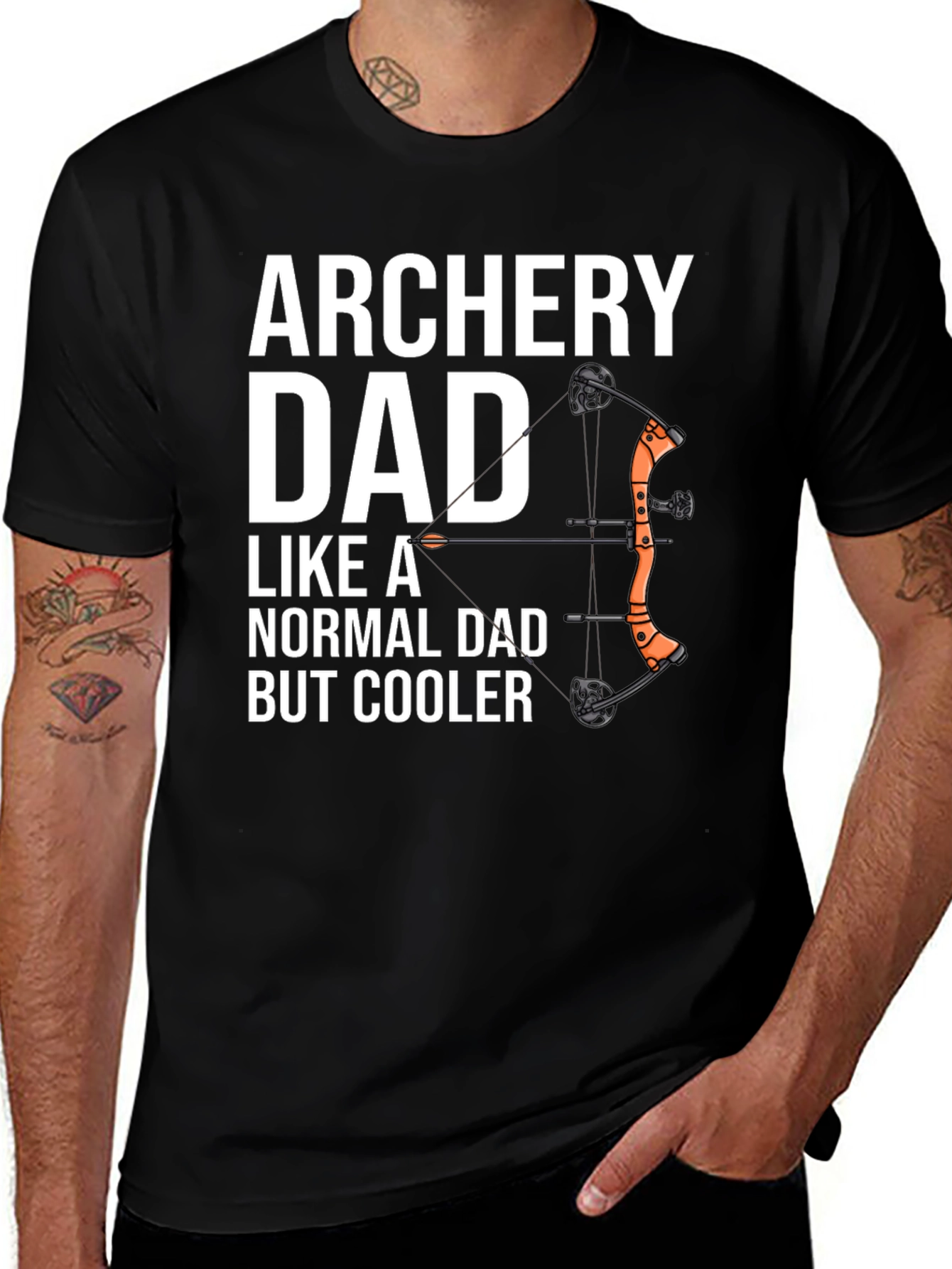 Archery Dad T-Shirt - Cool Dad Tee