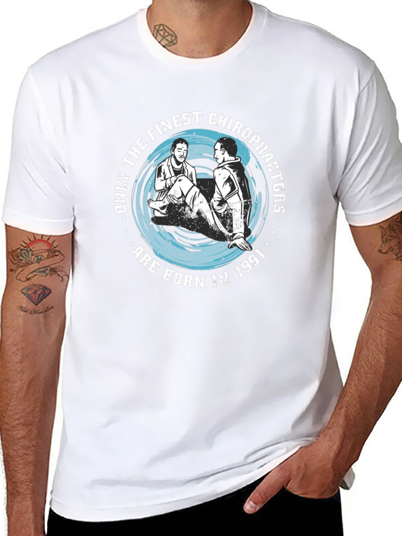 Finest Chiropractors Born in 1991 T-Shirt