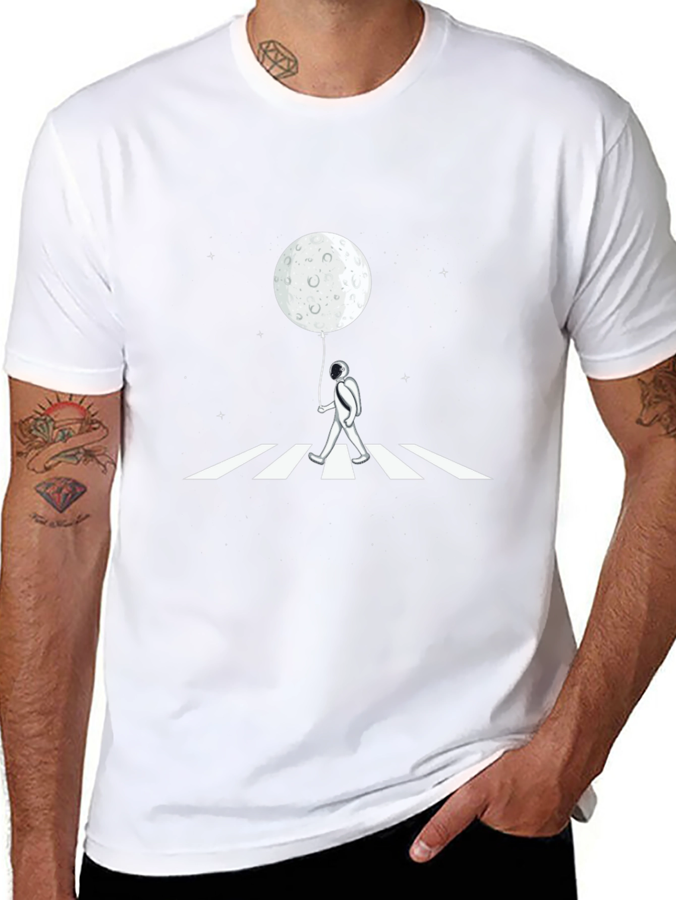 Astronaut Moonwalk Graphic Tee
