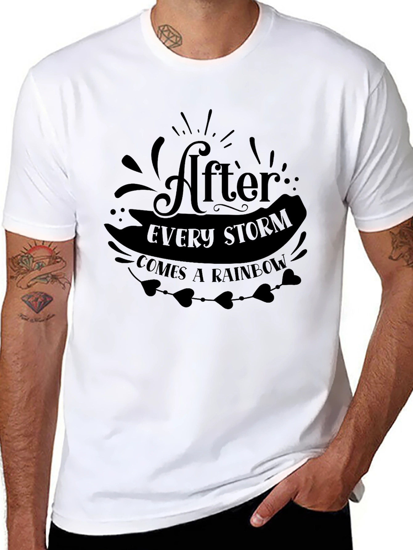 After Every Storm Black Graphic Tee