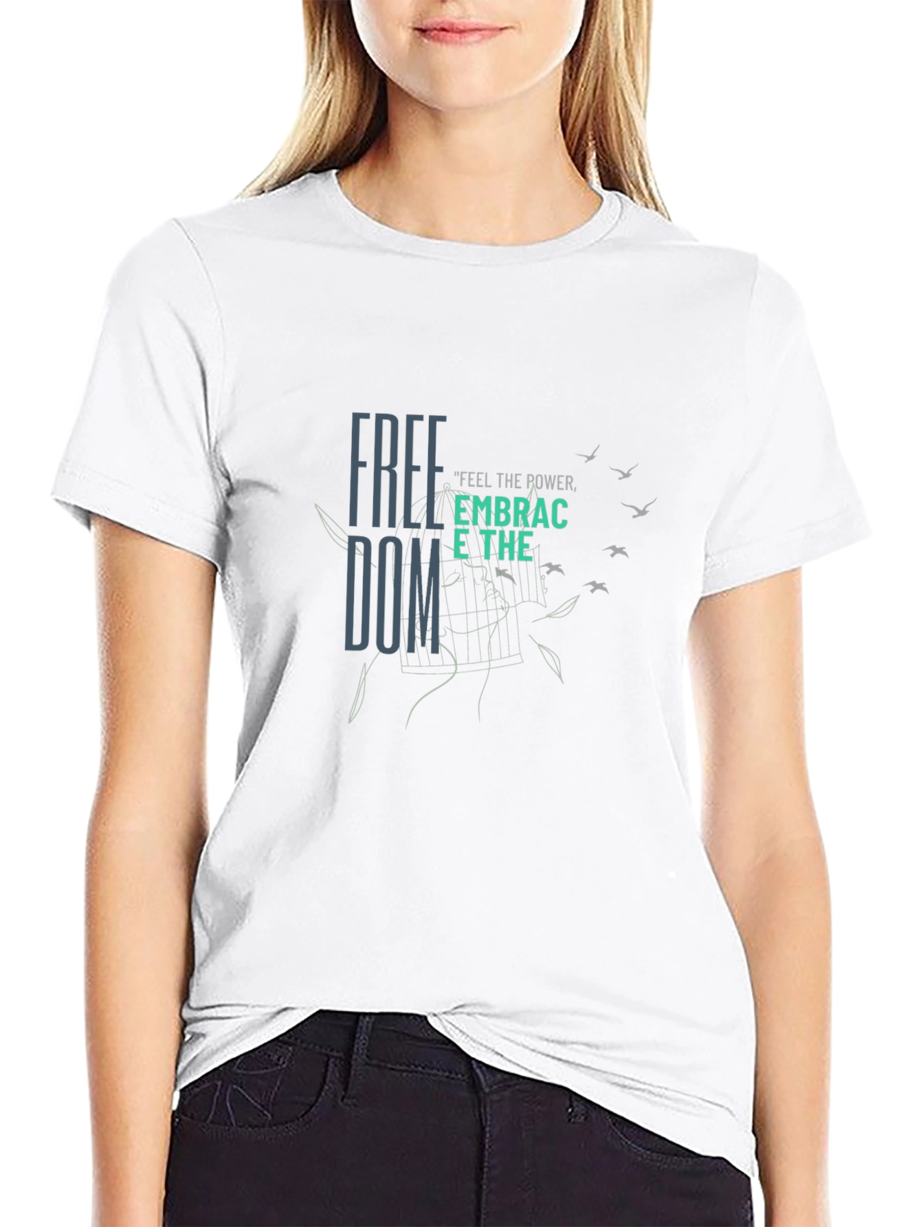 Freedom Embrace Graphic Tee - Modern Comfort