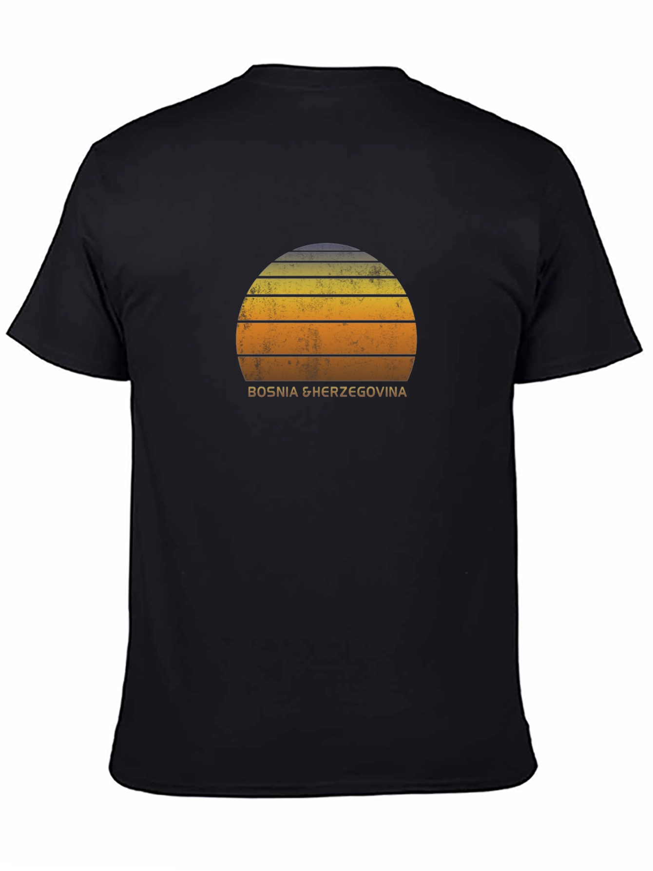 Bosnia & Herzegovina Sunset Graphic T-Shirt
