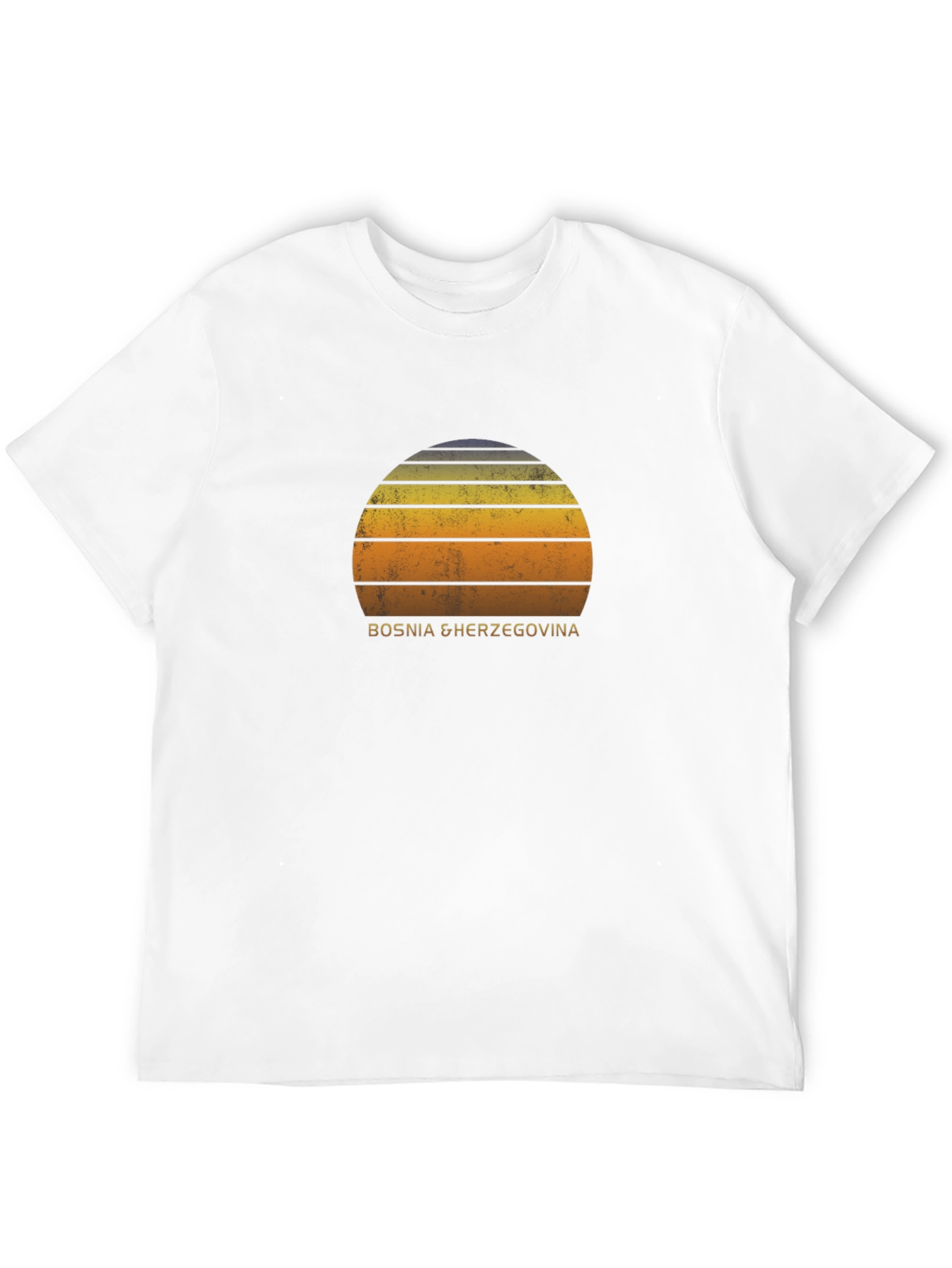 Bosnia & Herzegovina Sunset Graphic T-Shirt