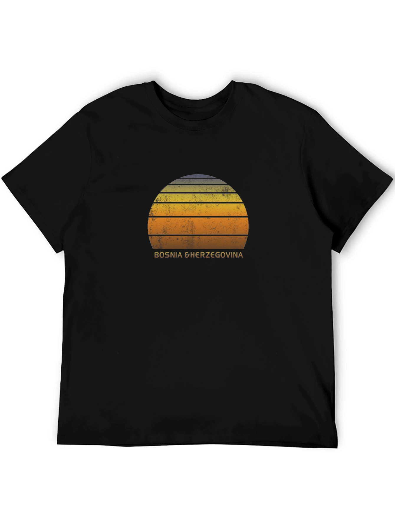 Bosnia & Herzegovina Sunset Graphic T-Shirt