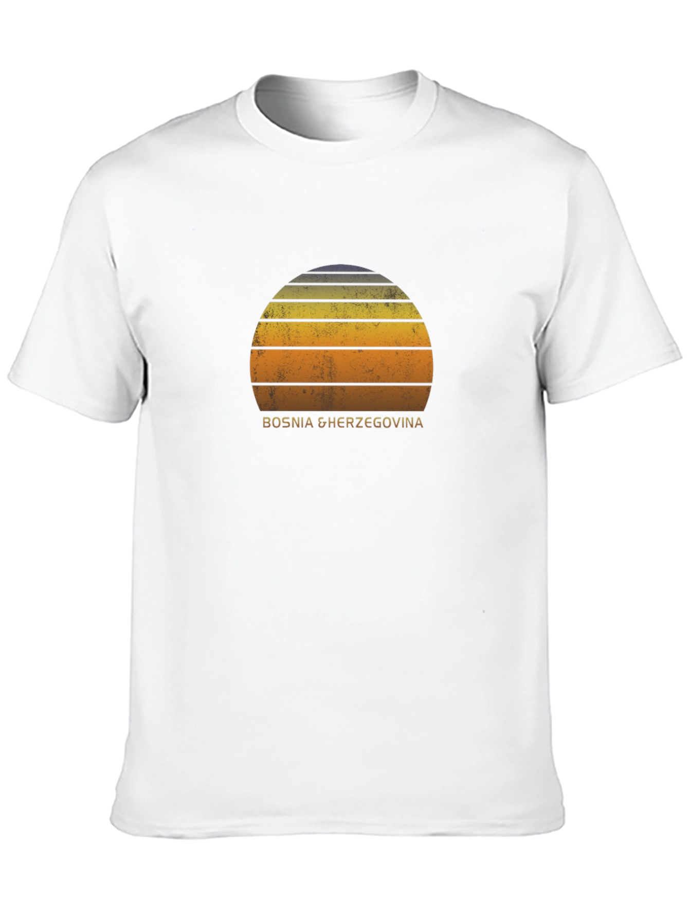 Bosnia & Herzegovina Sunset Graphic T-Shirt