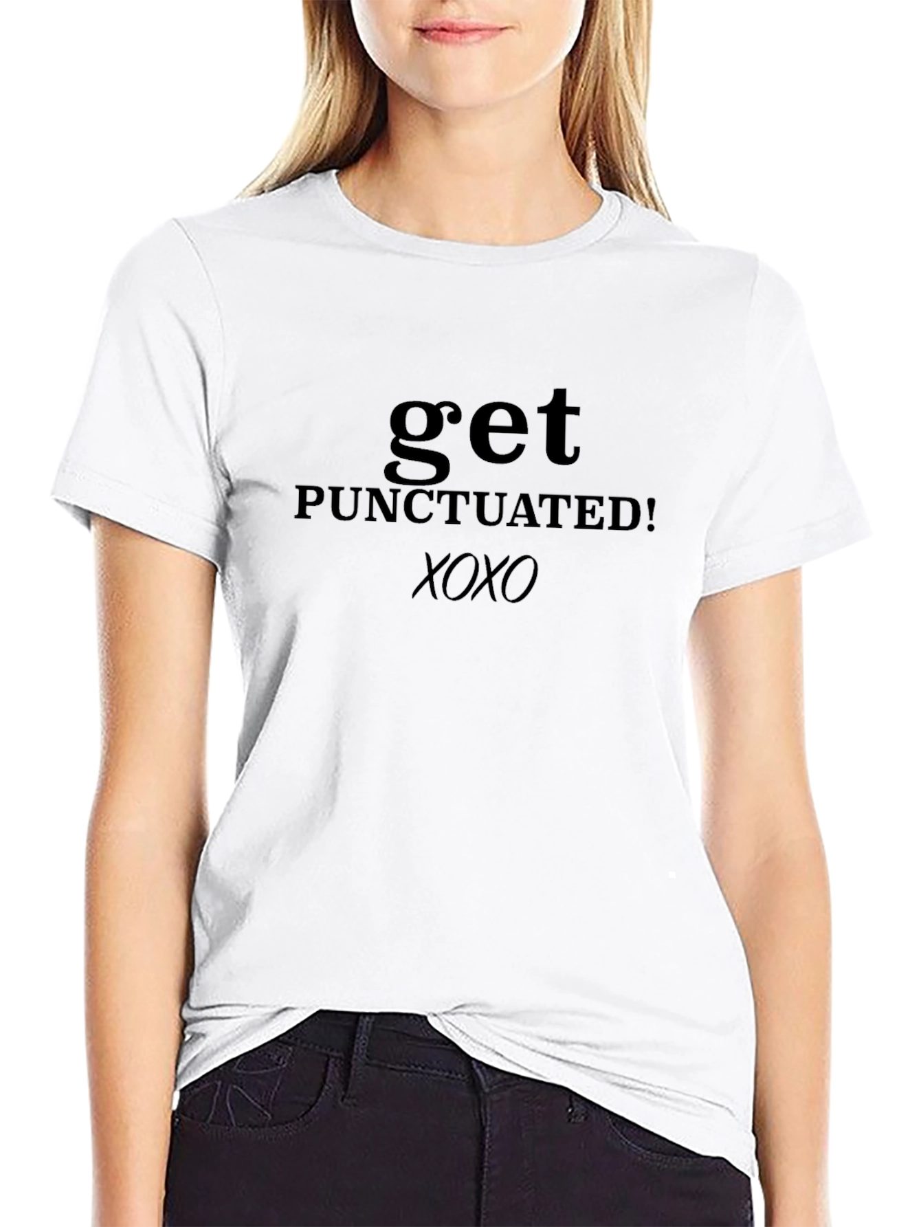 Get PUNCTUATED! Black Tee