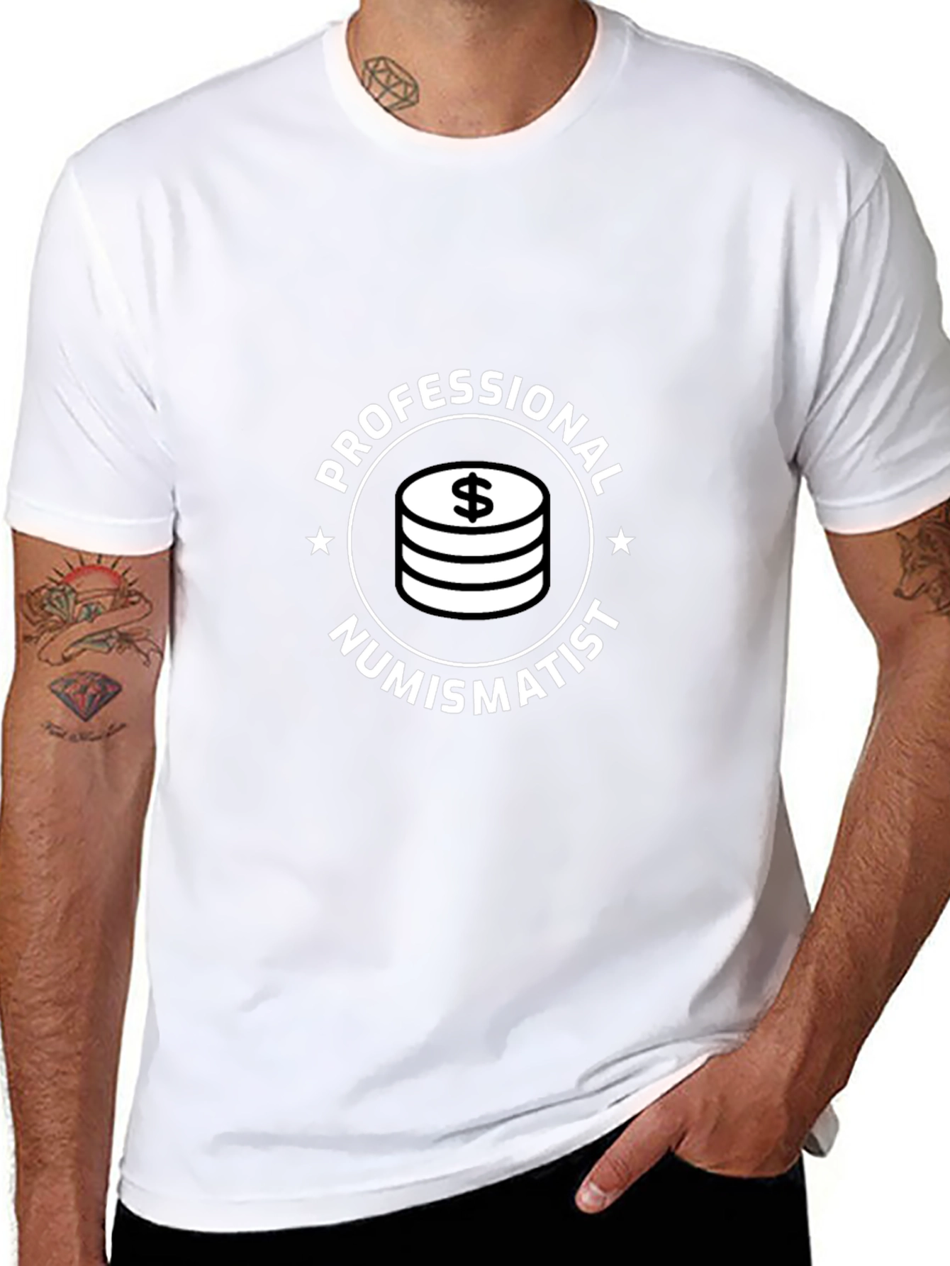 Professional Numismatist Black T-Shirt