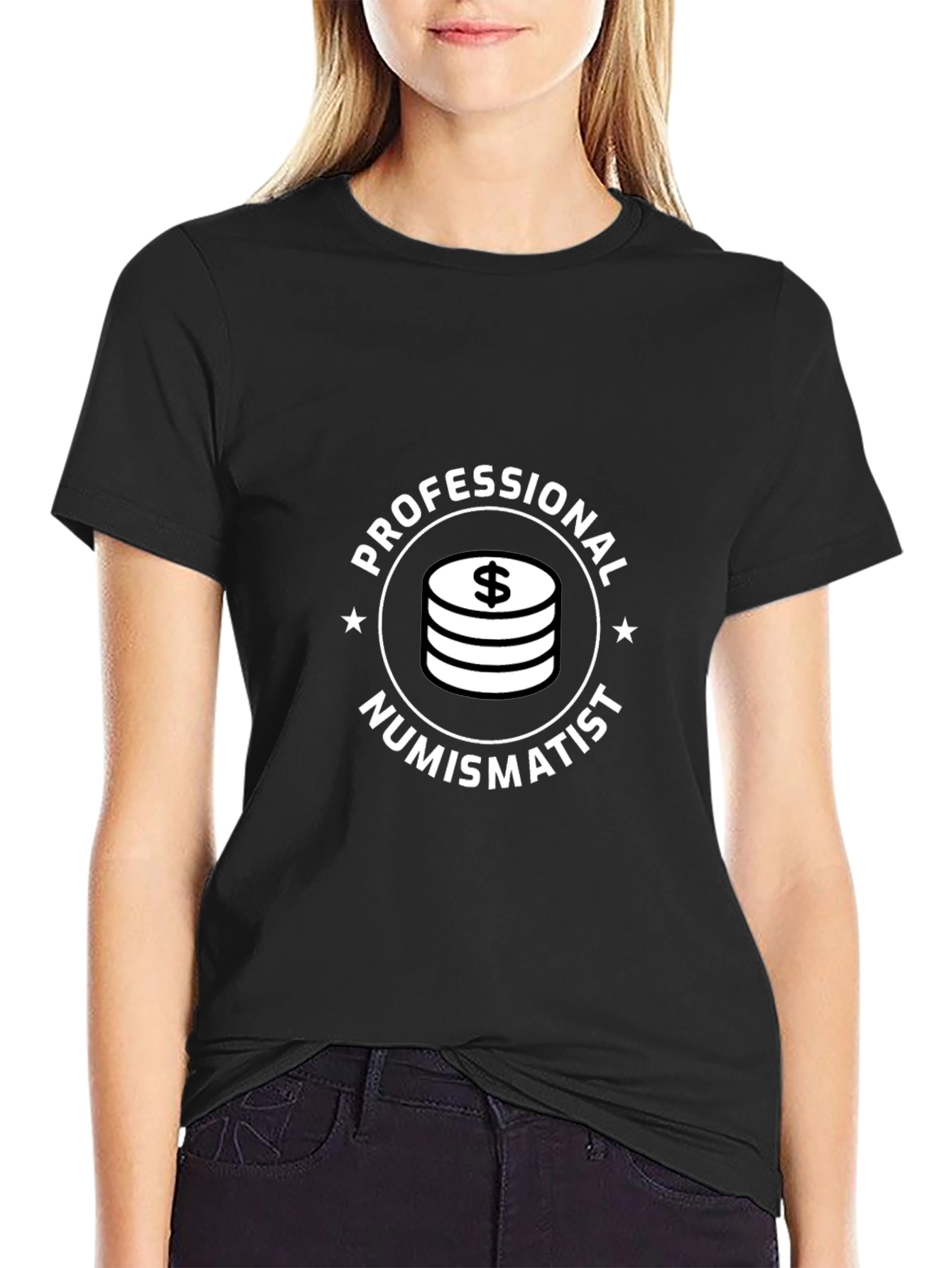 Professional Numismatist Black T-Shirt