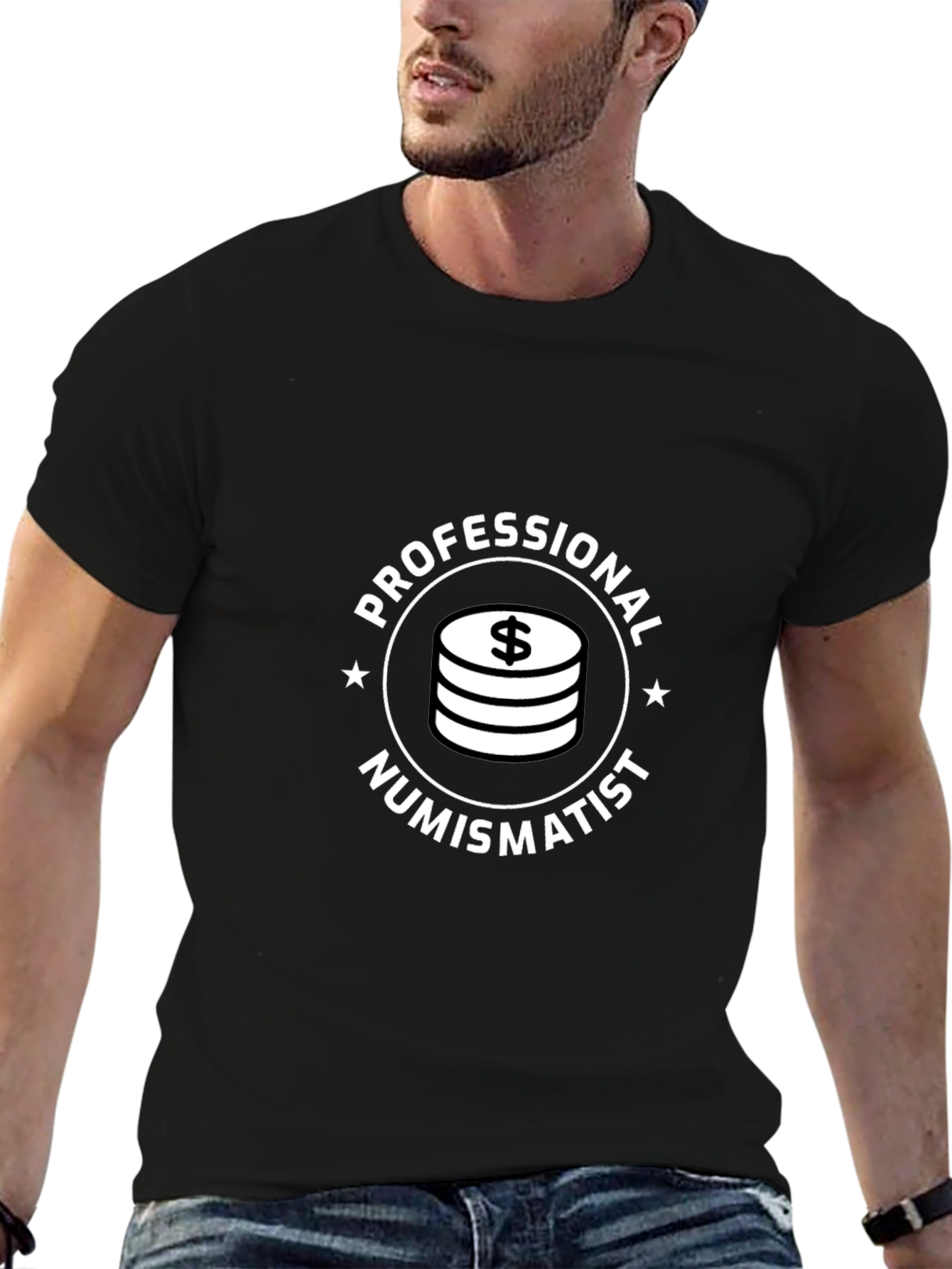 Professional Numismatist Black T-Shirt