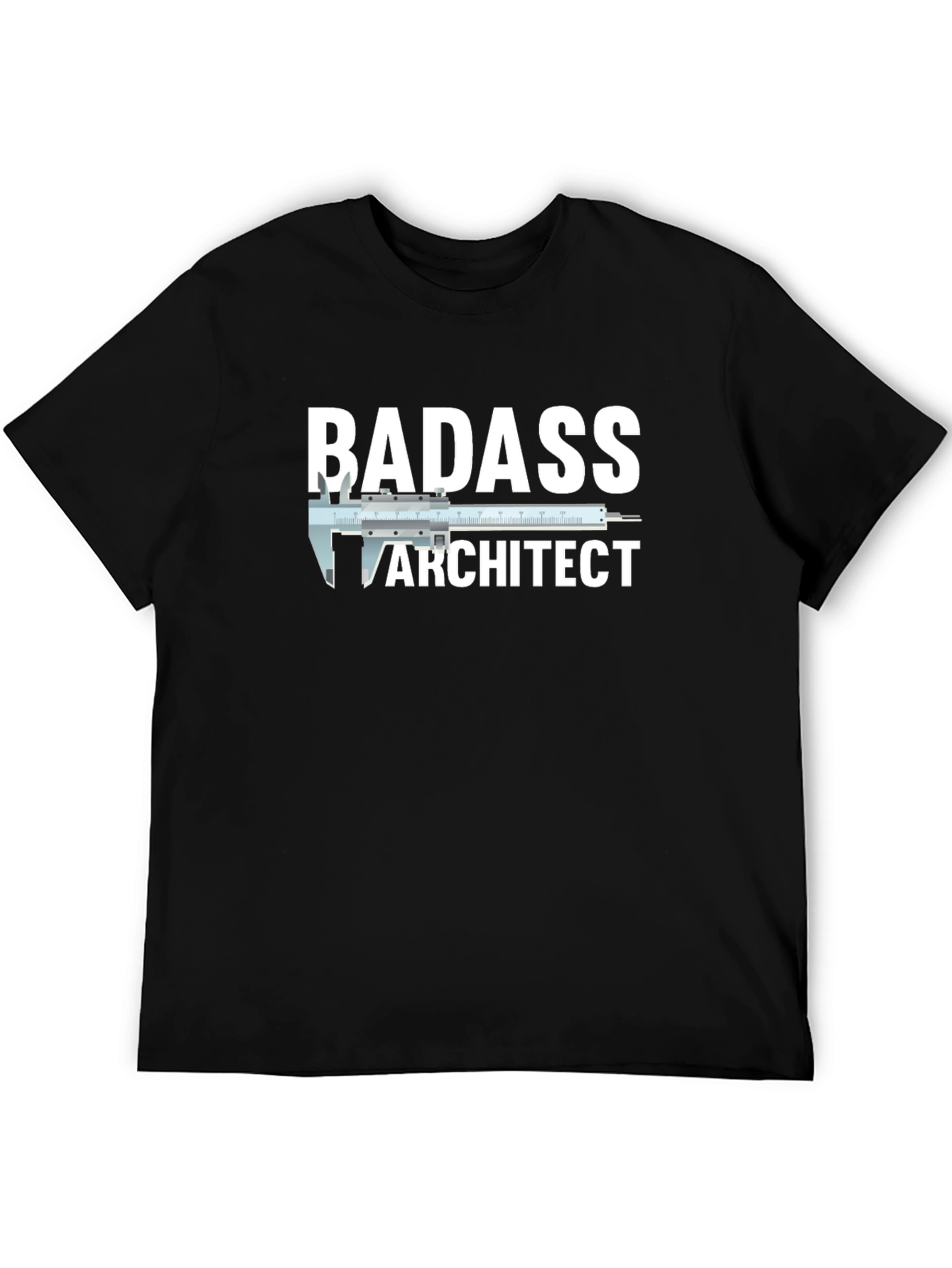 Badass Architect T-Shirt - Black Graphic Tee