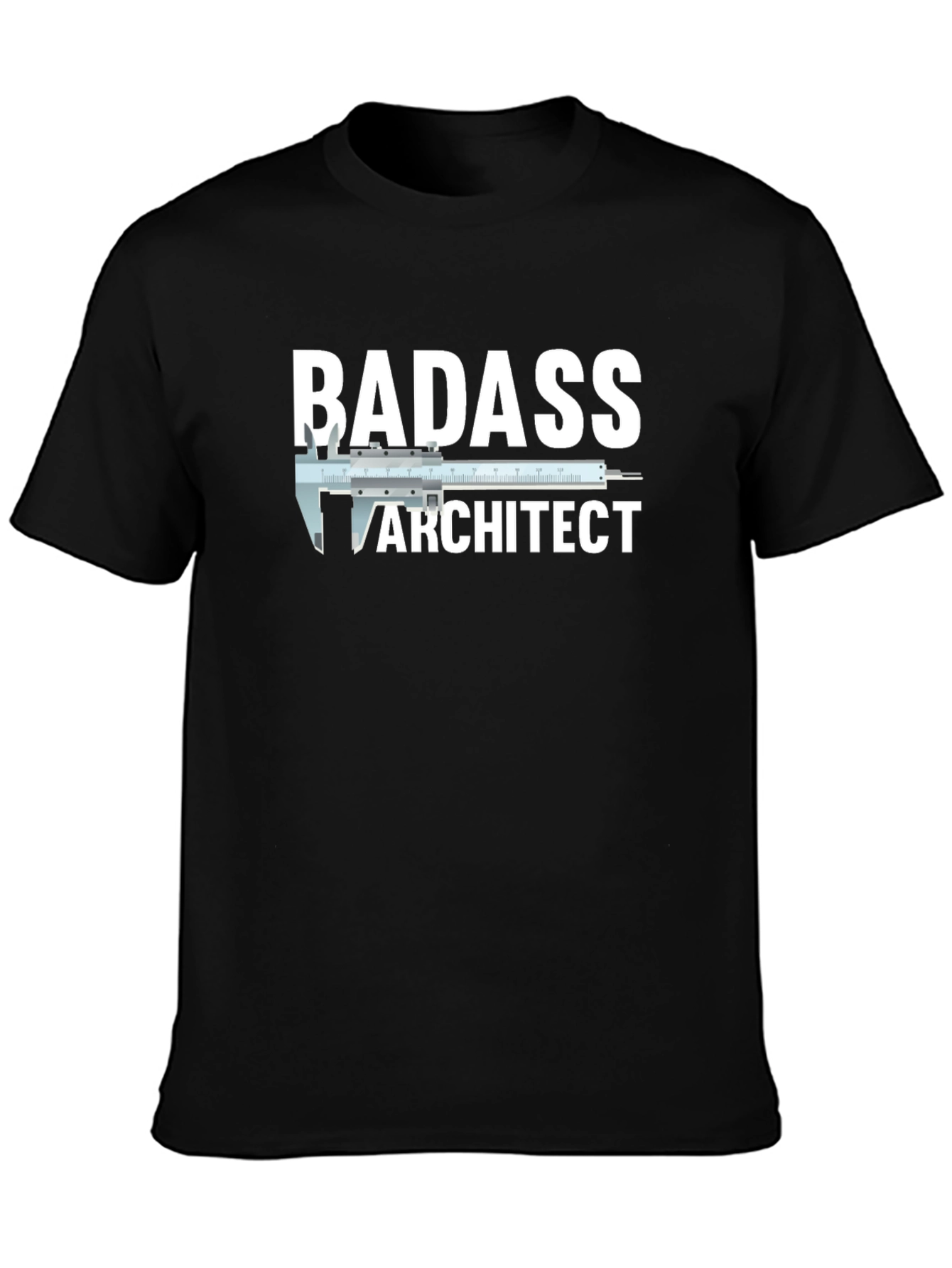 Badass Architect T-Shirt - Black Graphic Tee