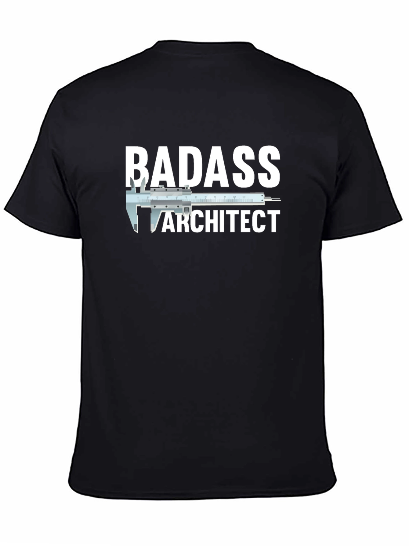 Badass Architect T-Shirt - Black Graphic Tee