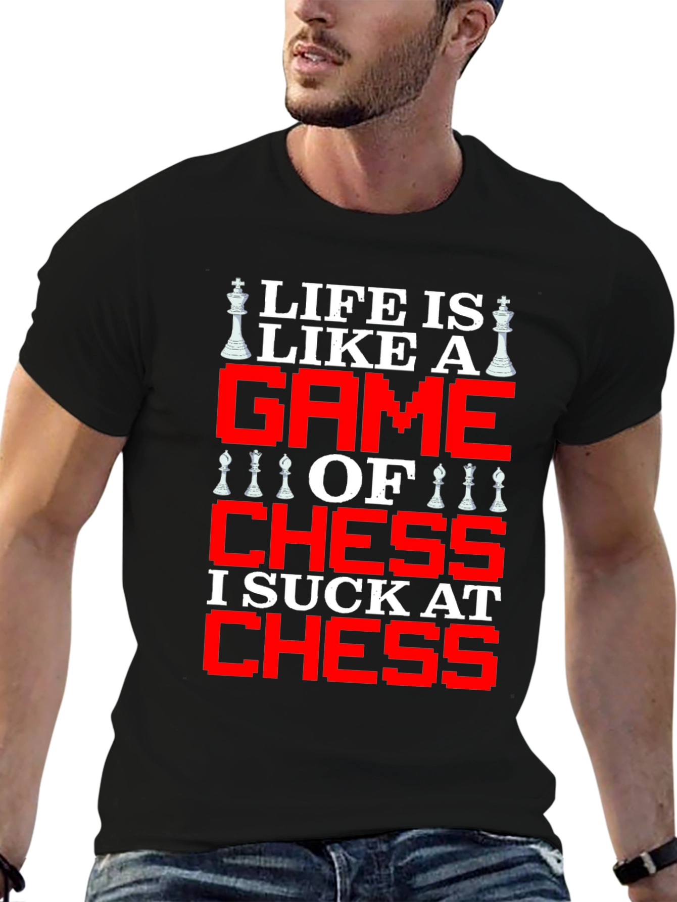 Life is Like Chess Graphic T-Shirt