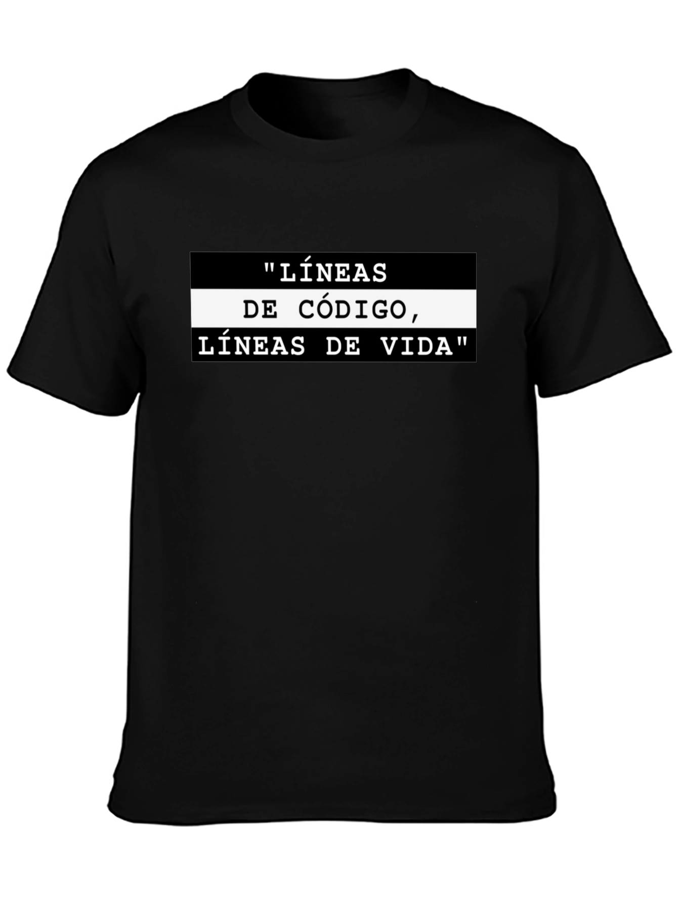 Code Life Black T-Shirt - Programmer Apparel