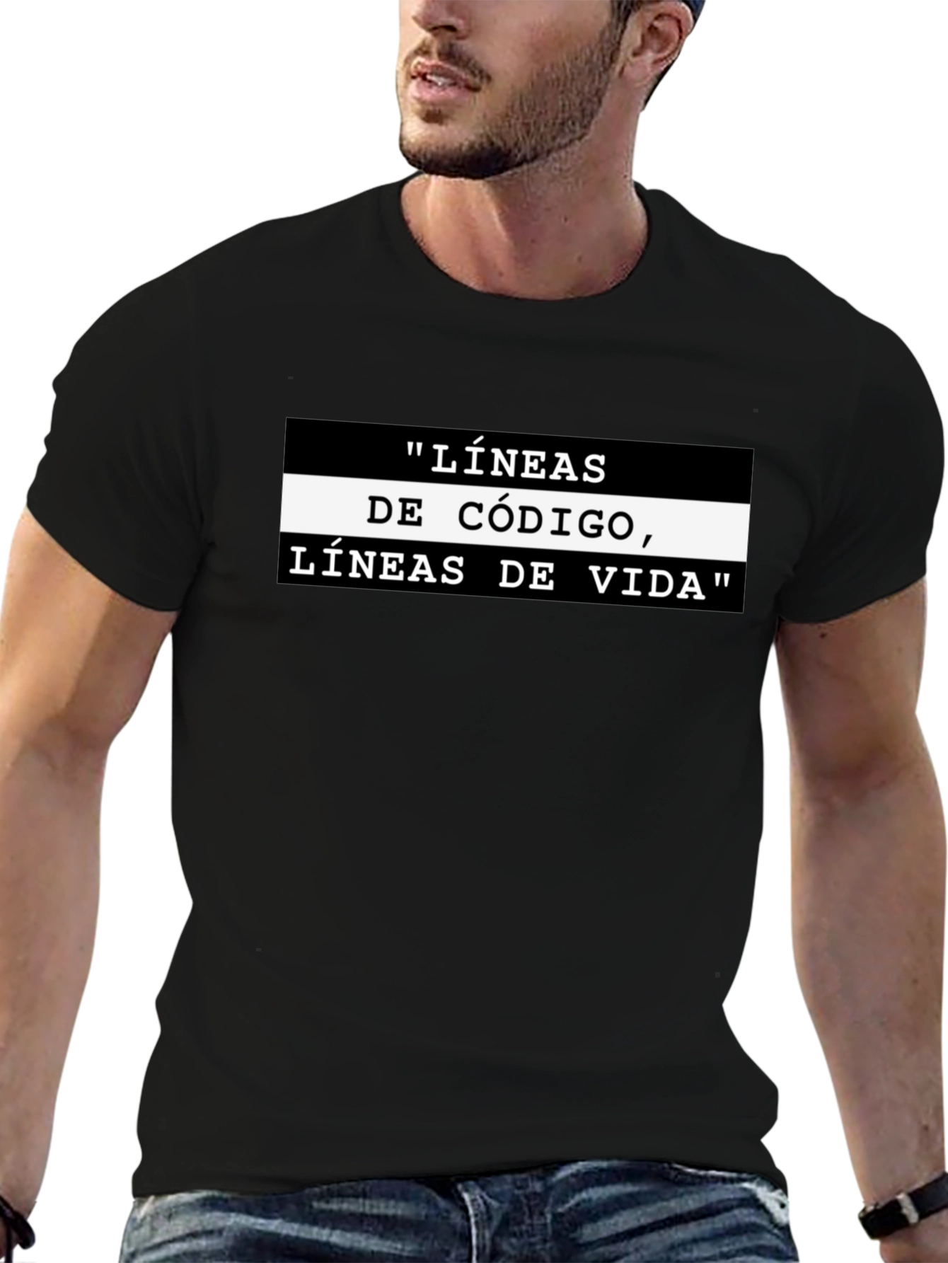 Code Life Black T-Shirt - Programmer Apparel