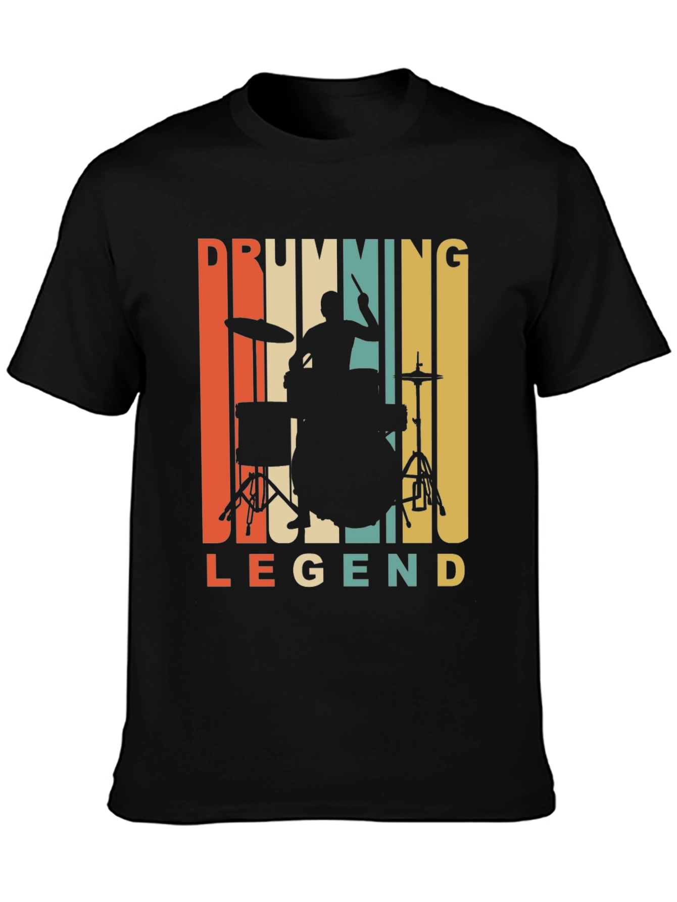 Drumming Legend T-Shirt - Retro Style
