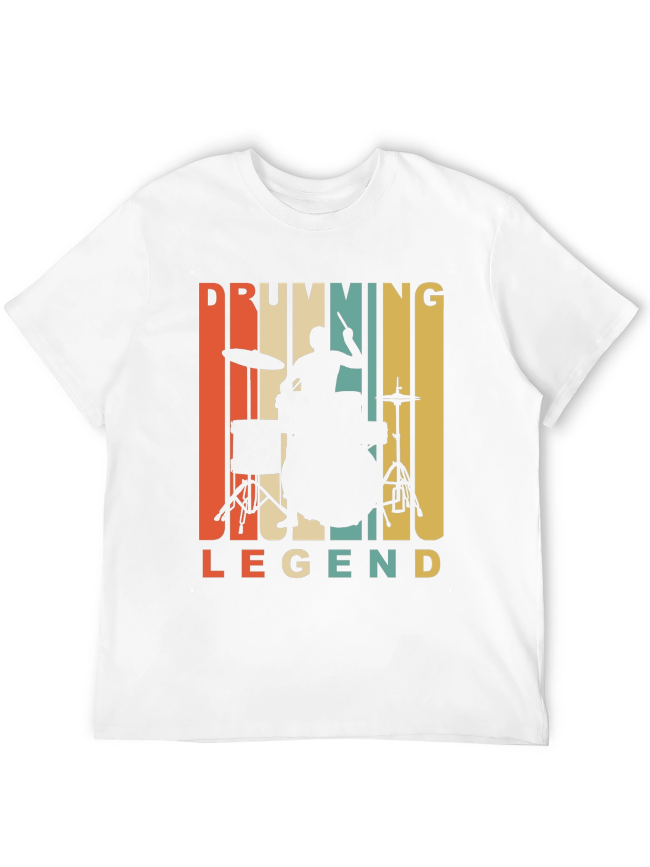 Drumming Legend T-Shirt - Retro Style