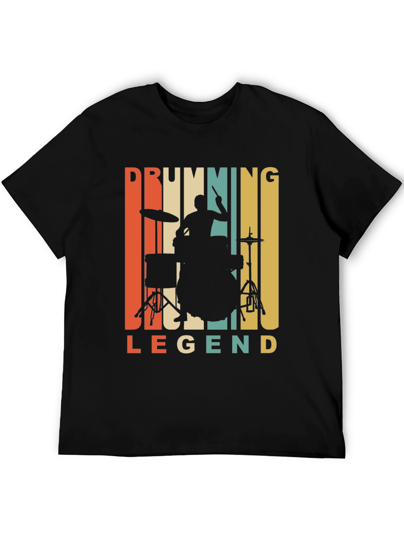 Drumming Legend T-Shirt - Retro Style