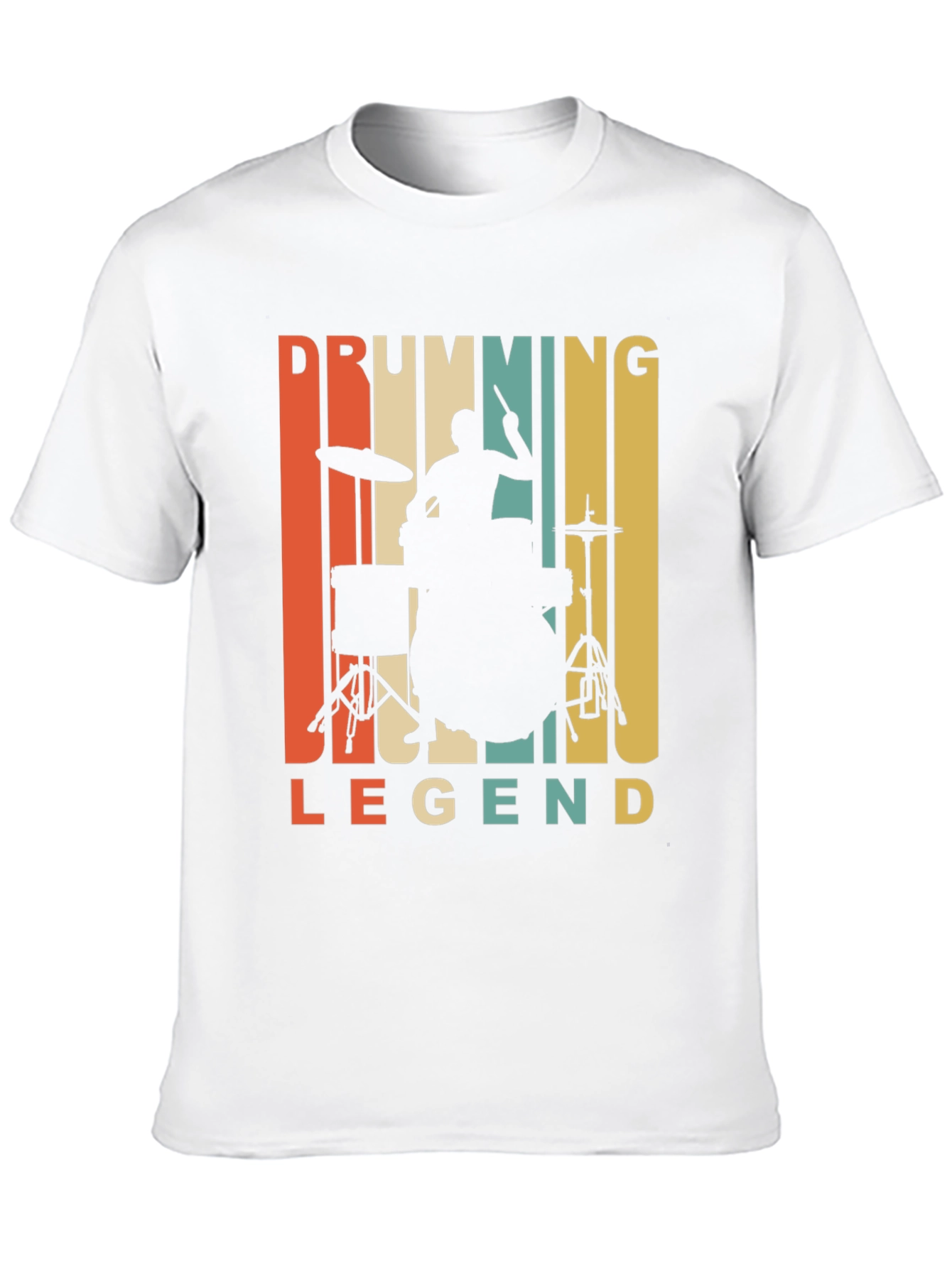 Drumming Legend T-Shirt - Retro Style