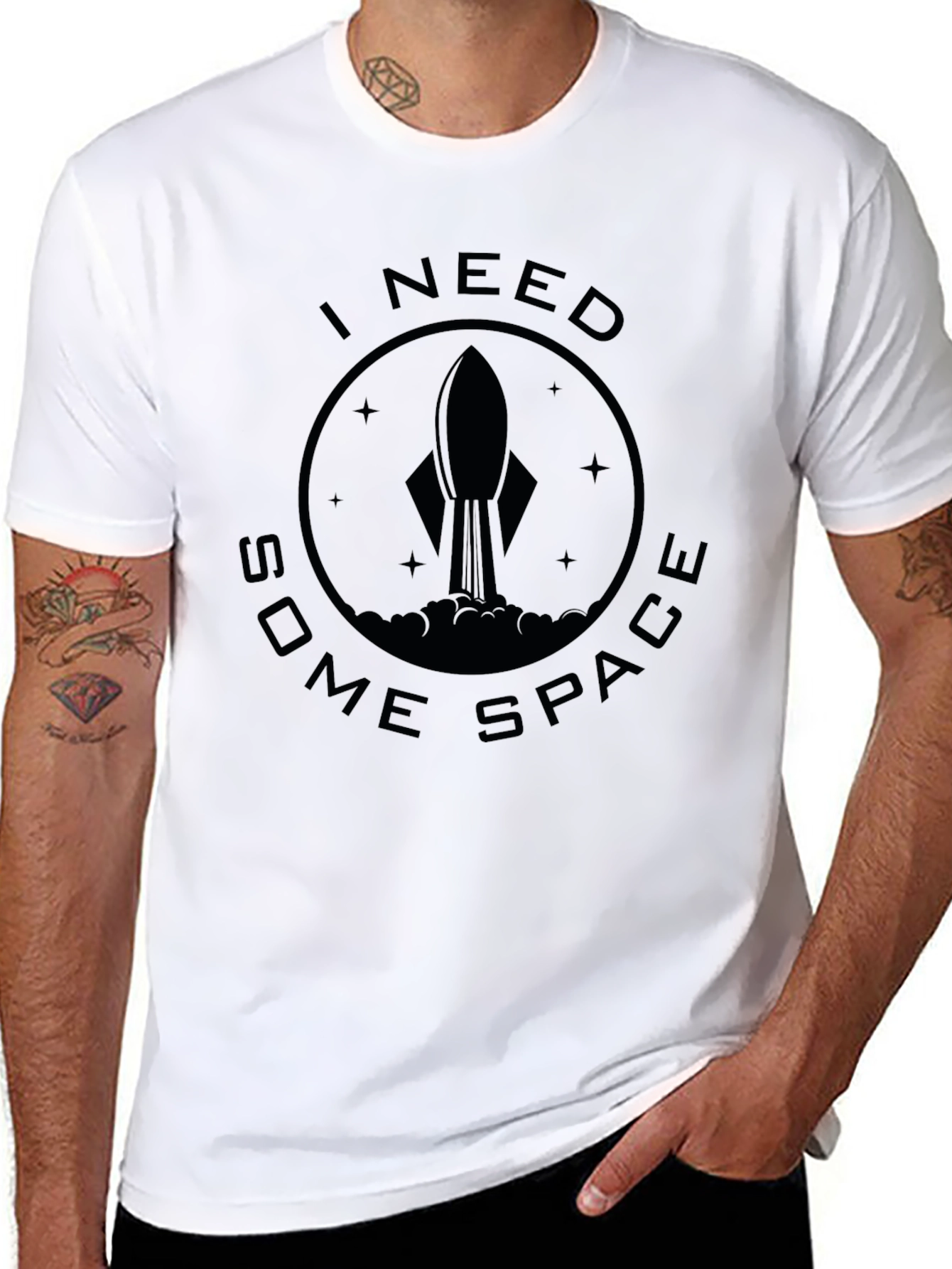 I Need Some Space Rocket Launch T-Shirt