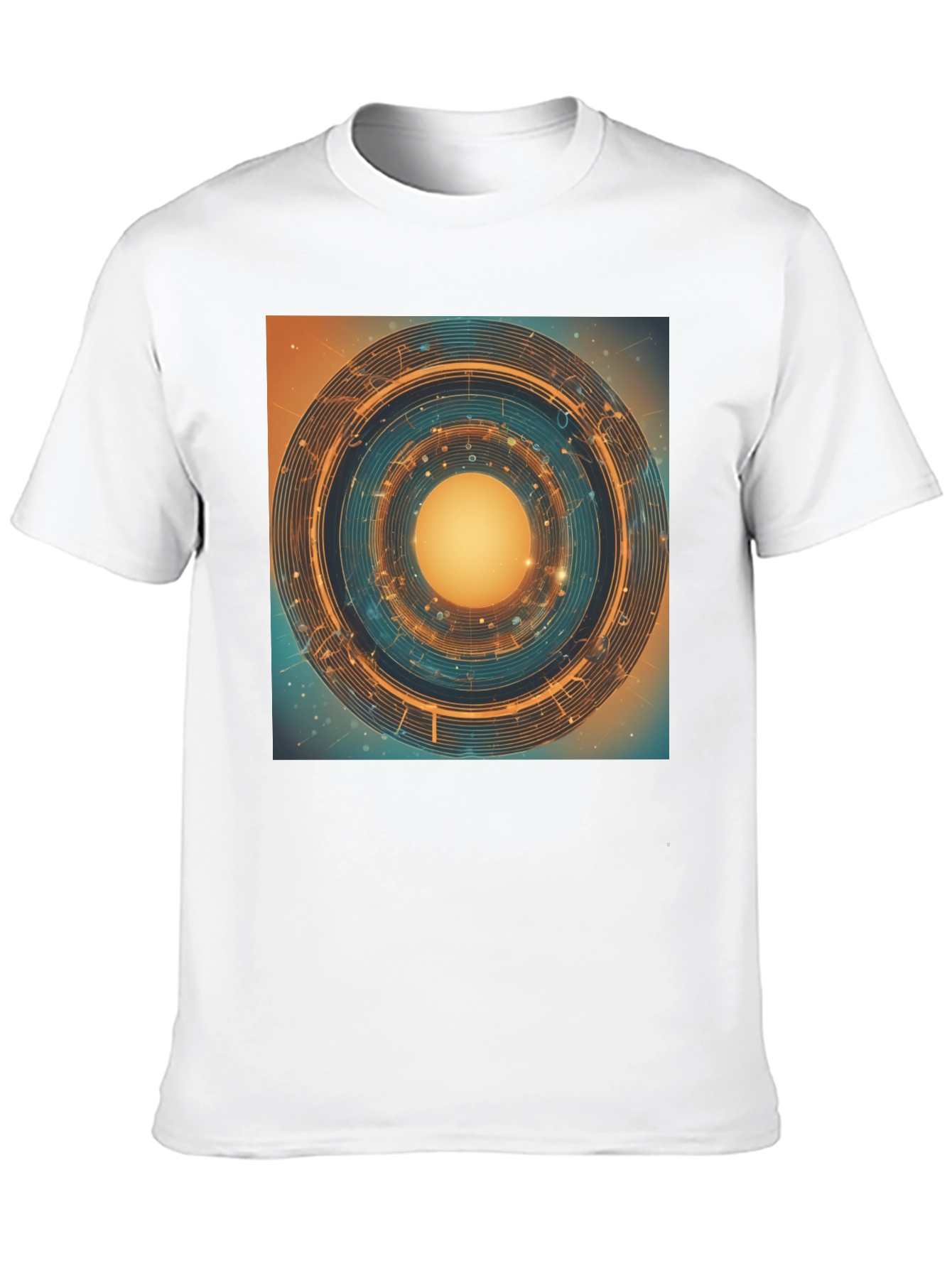 Abstract Geometric Circle Graphic T-Shirt