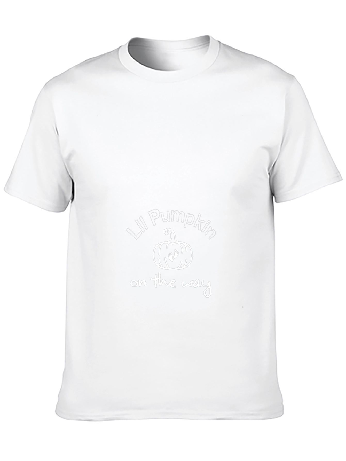 Lil Pumpkin On The Way Maternity T-Shirt