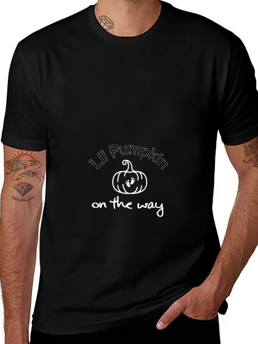 Lil Pumpkin On The Way Maternity T-Shirt
