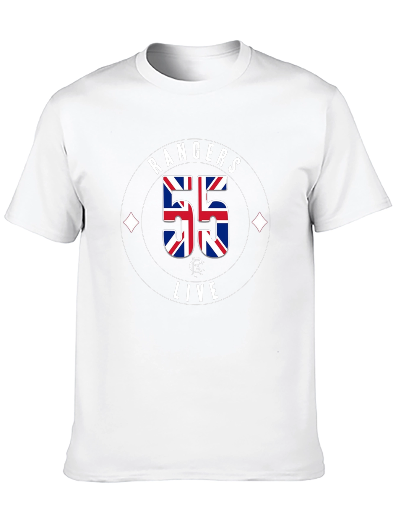 Rangers FC 55 Champions T-Shirt - Black