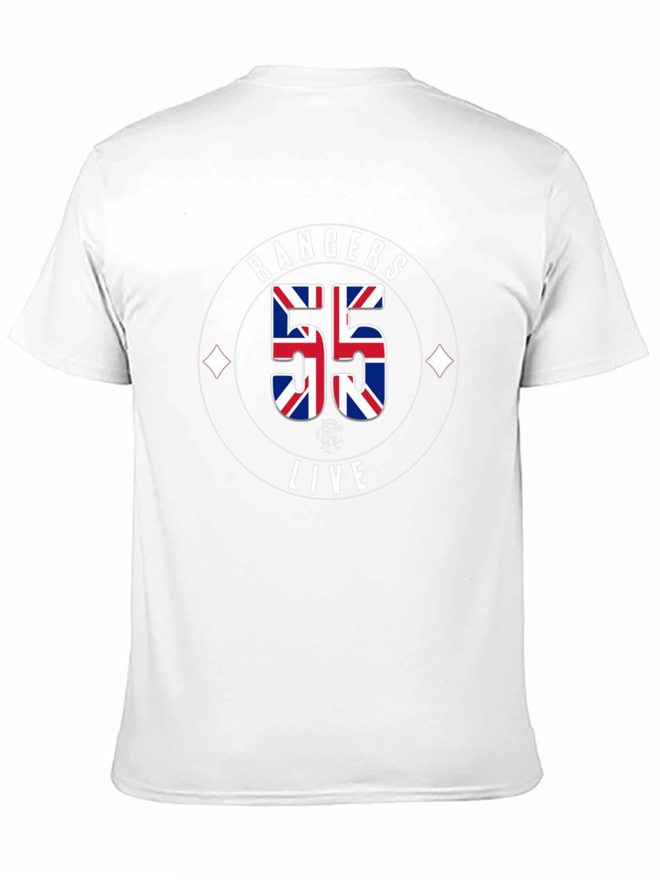 Rangers FC 55 Champions T-Shirt - Black