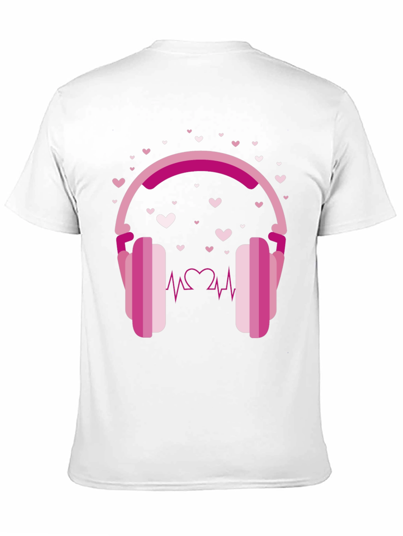 Heartbeat Headphones Graphic Tee