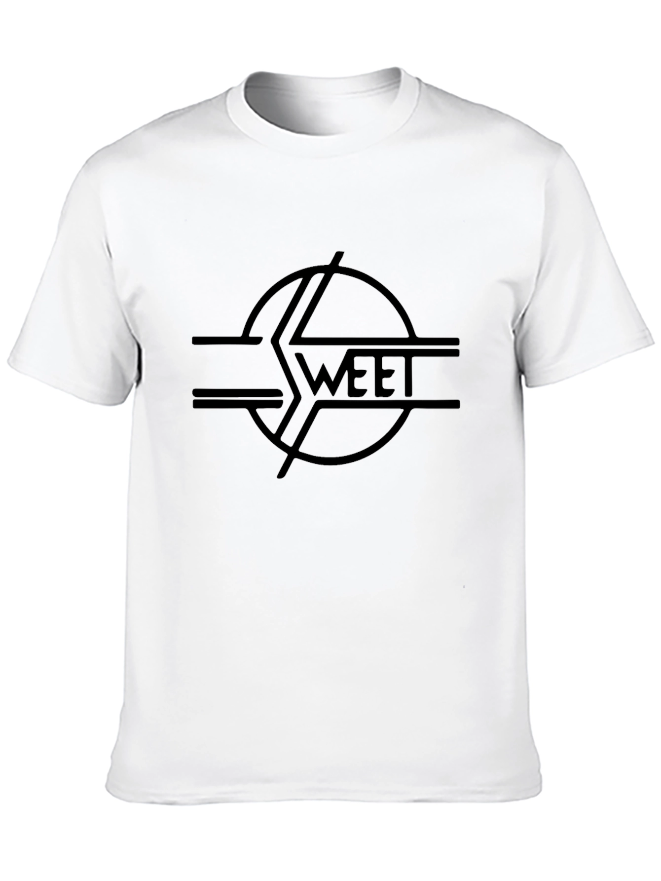 Sweet Band Logo Black T-Shirt - Classic Rock Tee