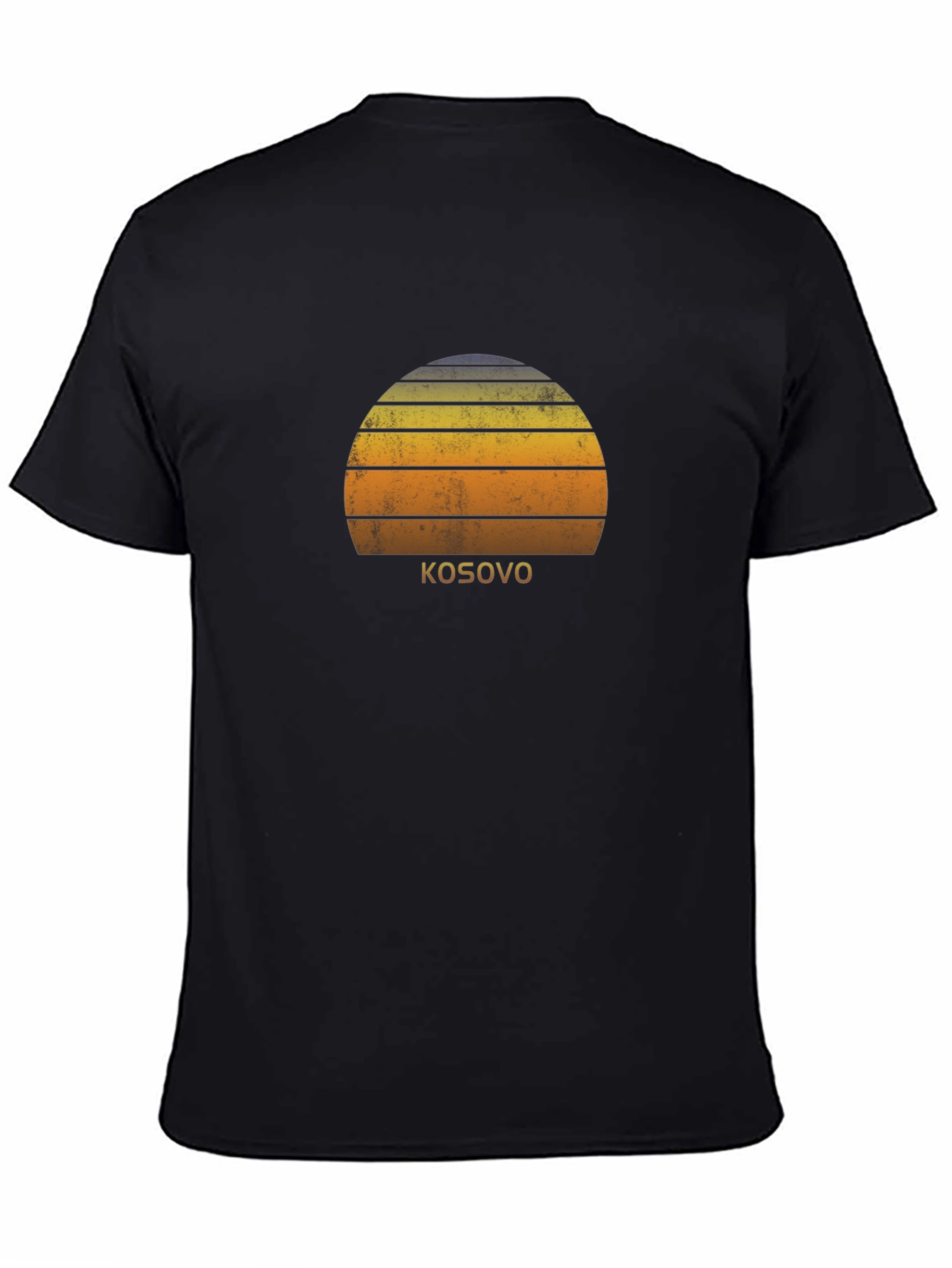 Kosovo Sunset Graphic Tee - Retro Style Shirt