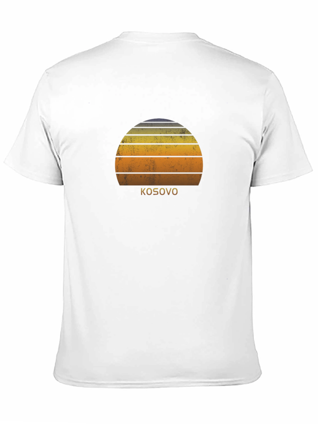 Kosovo Sunset Graphic Tee - Retro Style Shirt