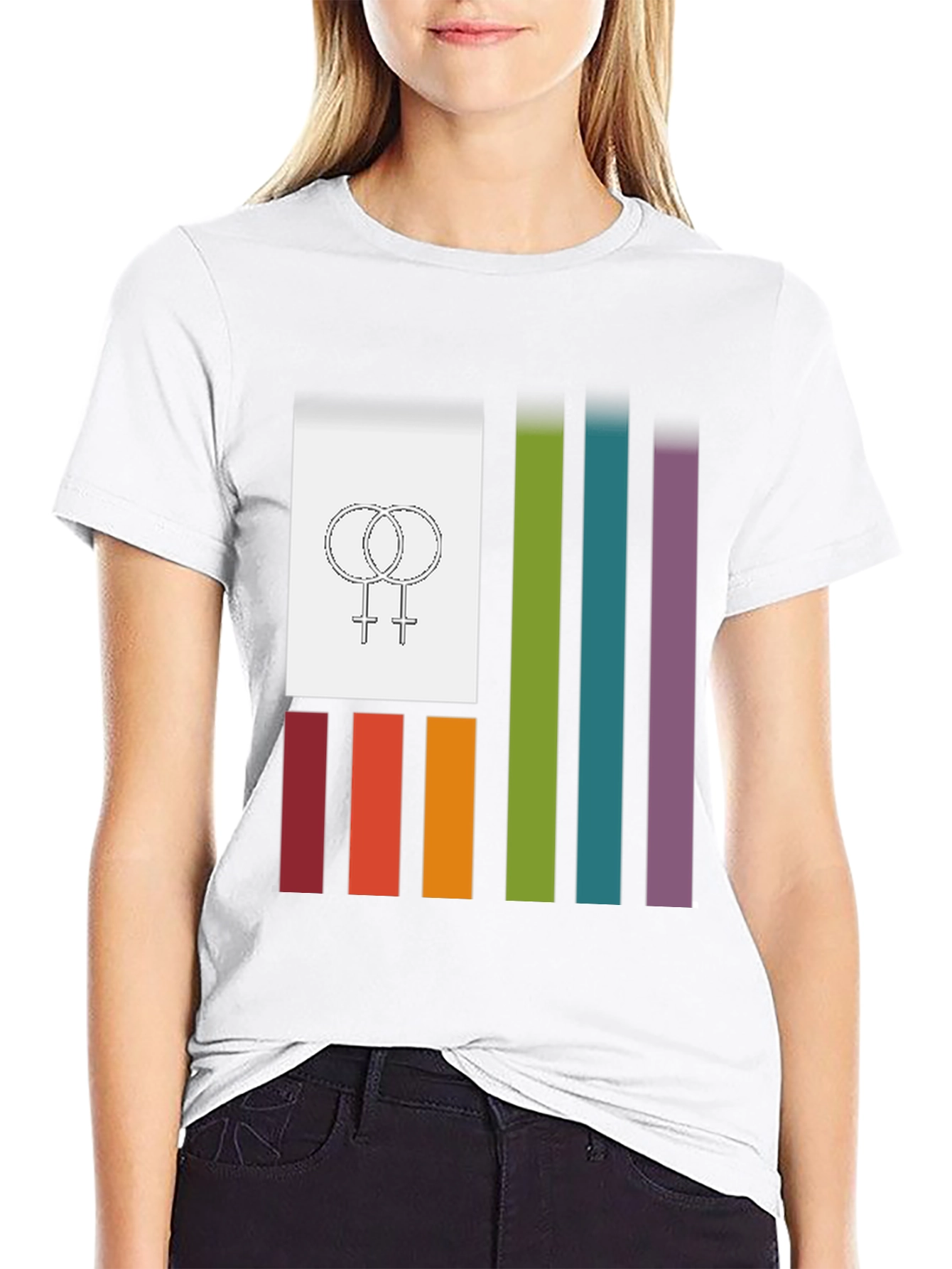 Pride Flag Graphic Tee