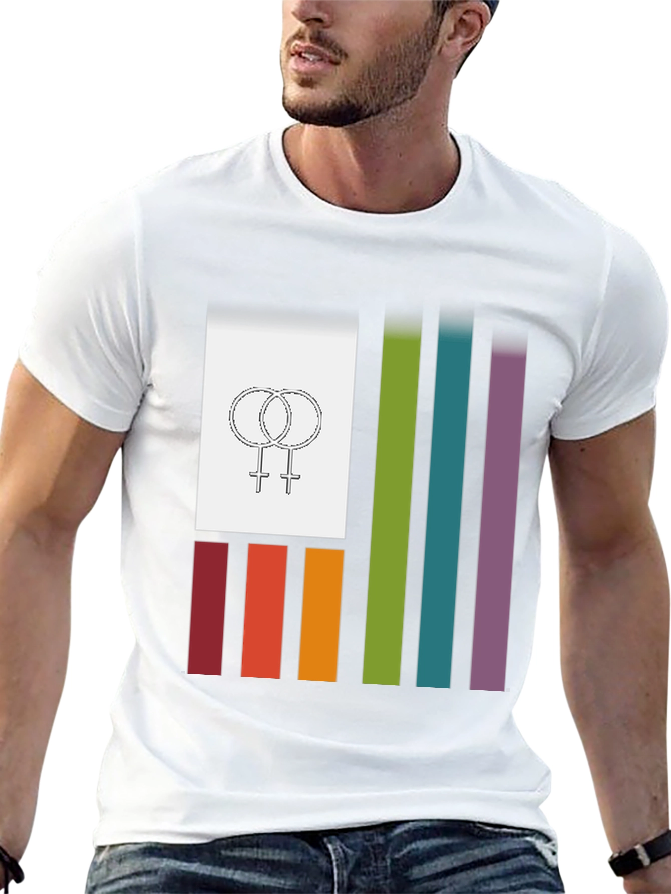 Pride Flag Graphic Tee
