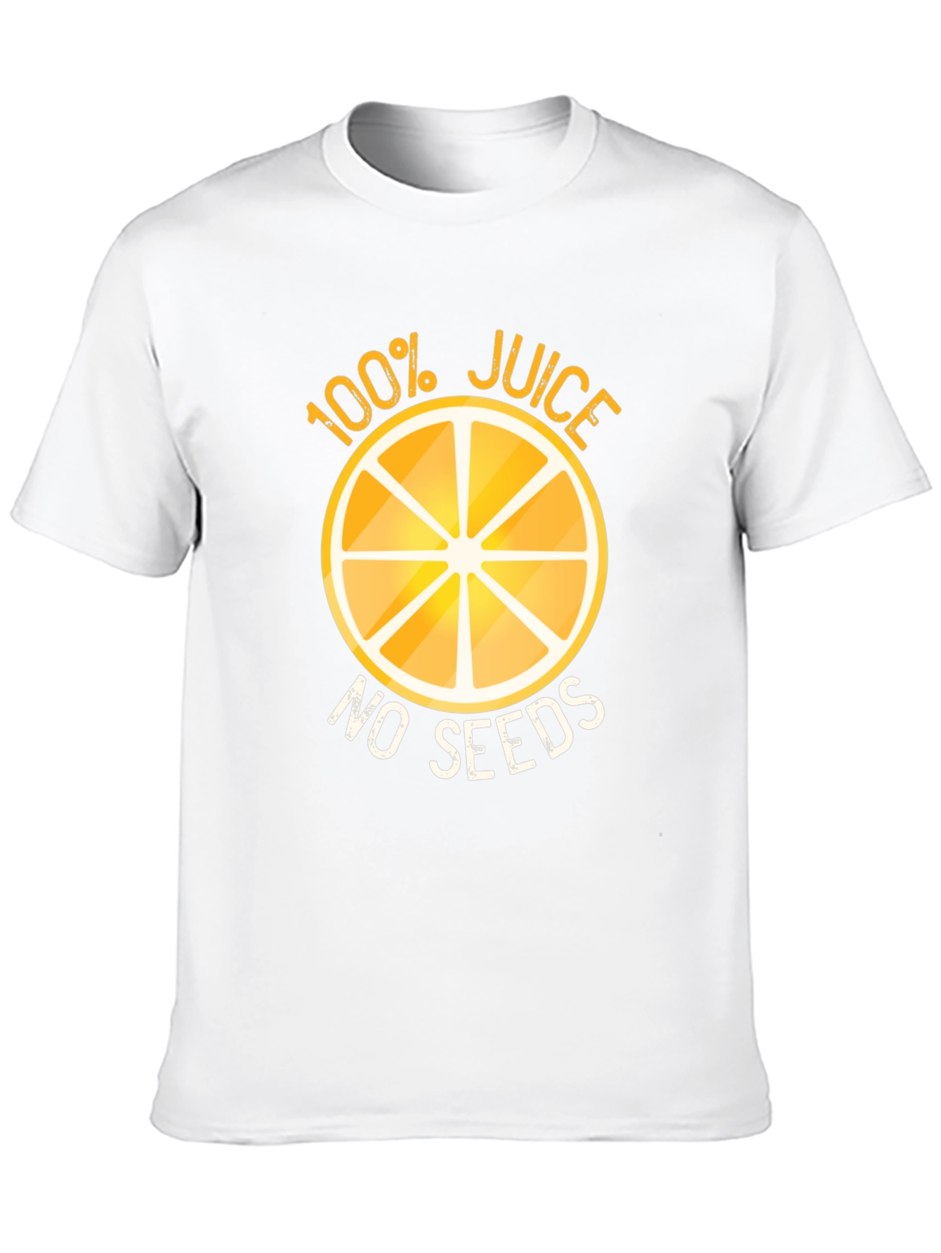 100% Juice No Seeds Funny Graphic T-Shirt