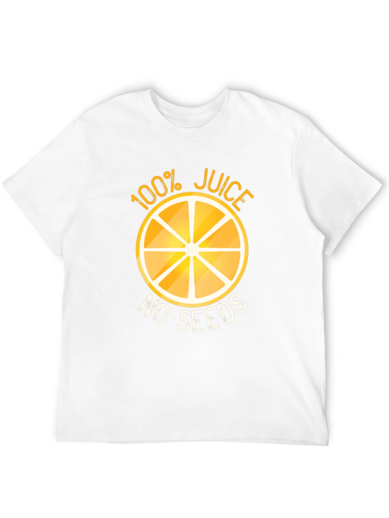 100% Juice No Seeds Funny Graphic T-Shirt