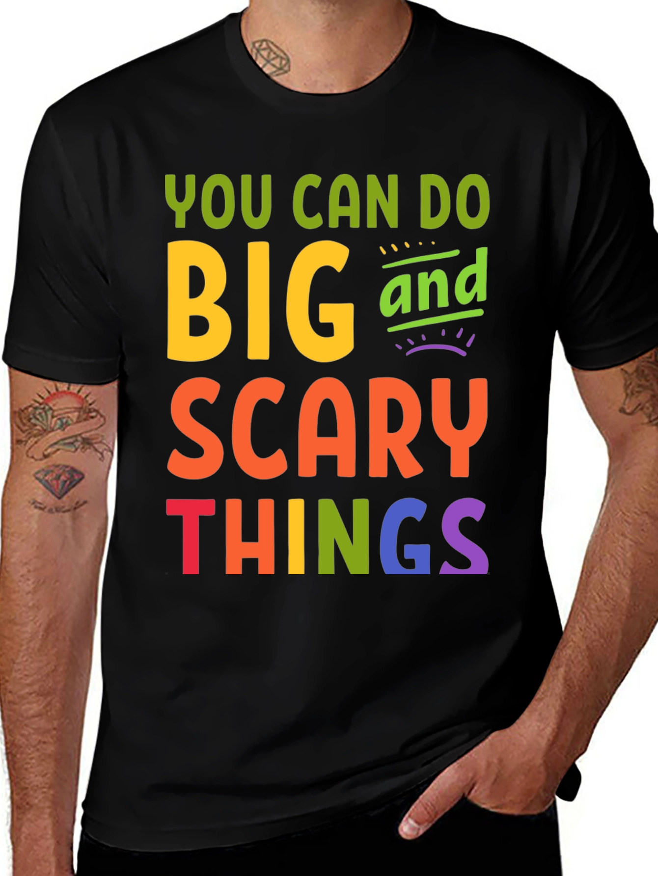 You Can Do Big Scary Things Graphic Tee