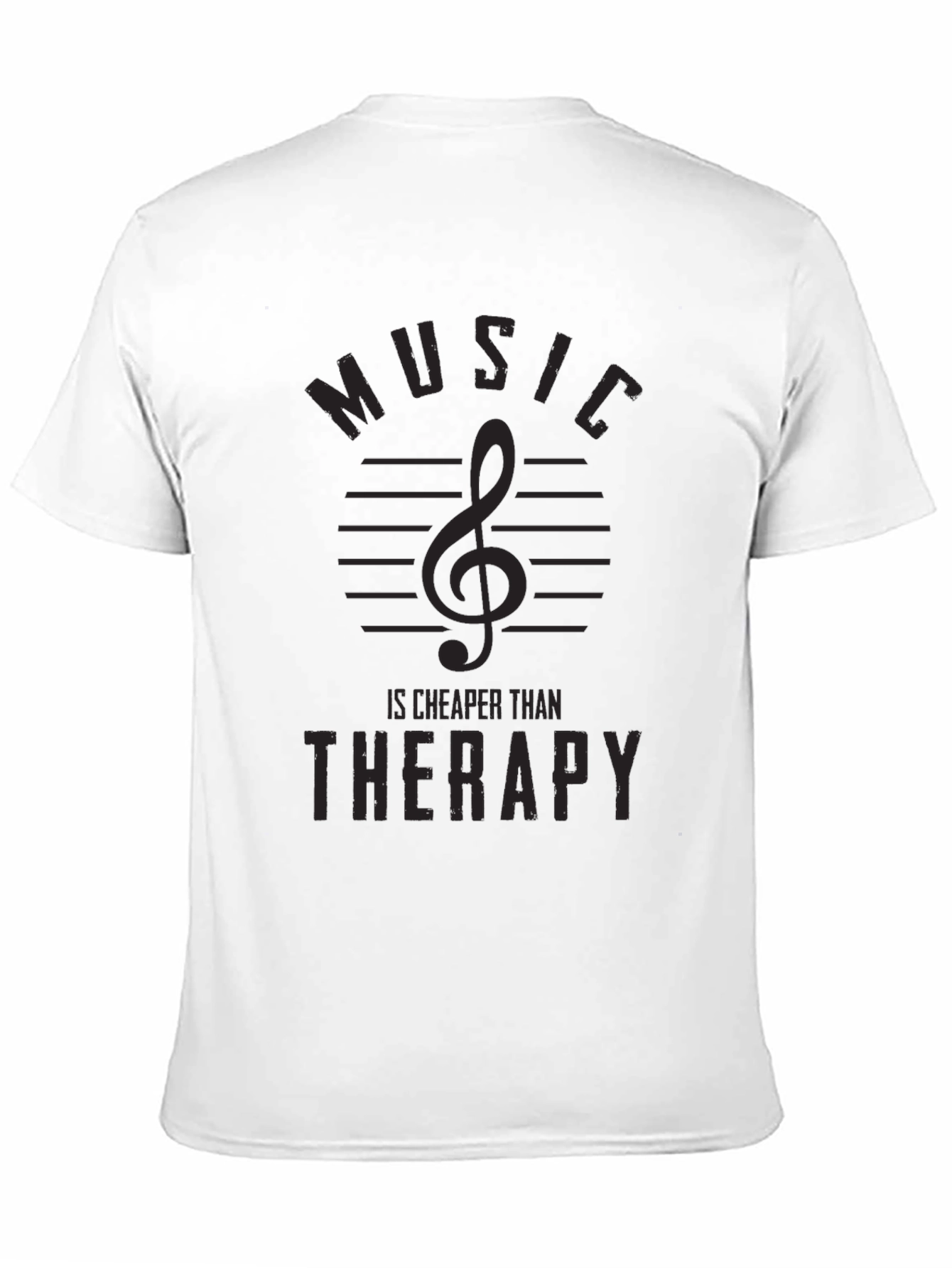 Music is Cheaper Than Therapy Graphic Tee