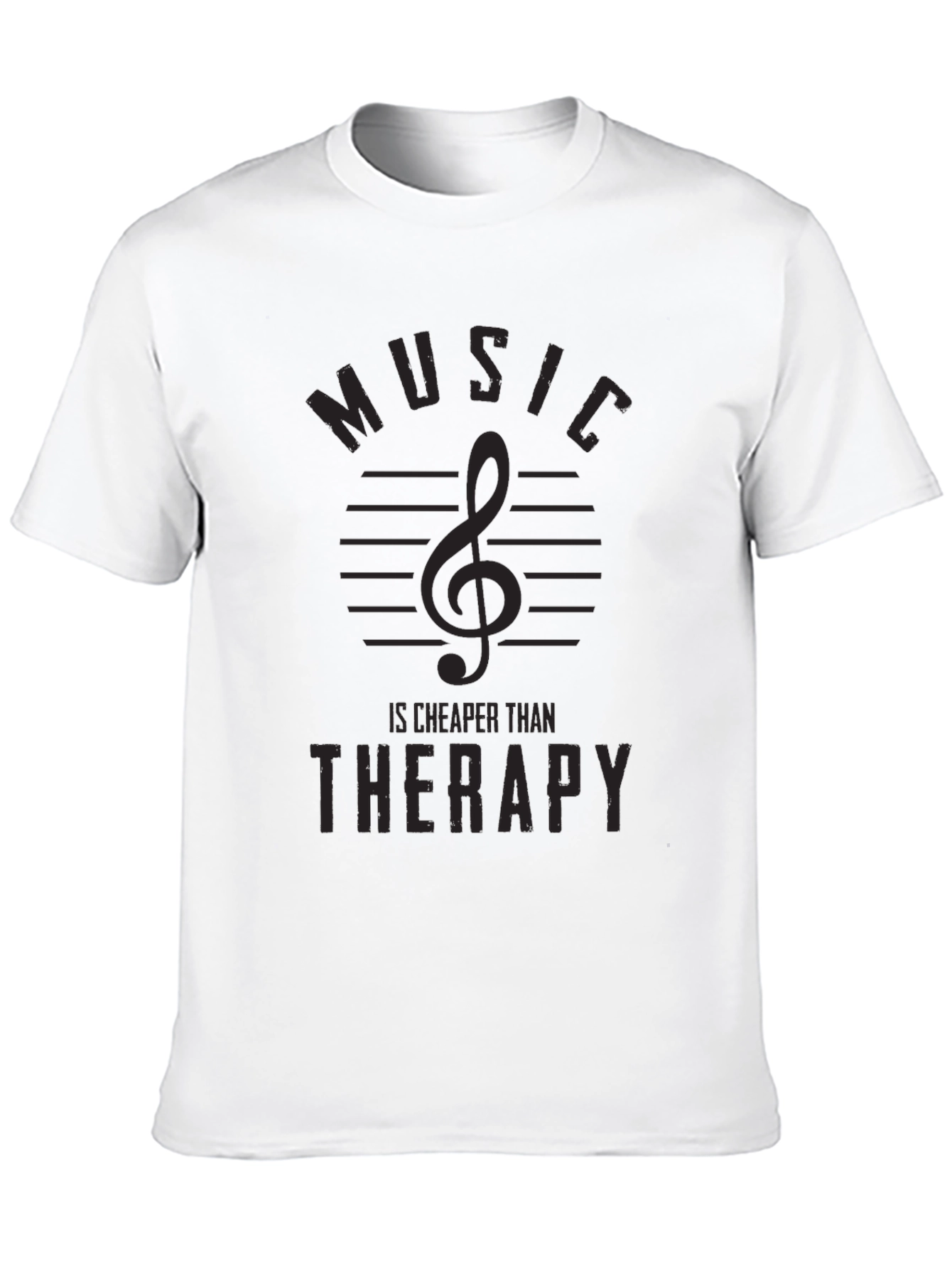 Music is Cheaper Than Therapy Graphic Tee