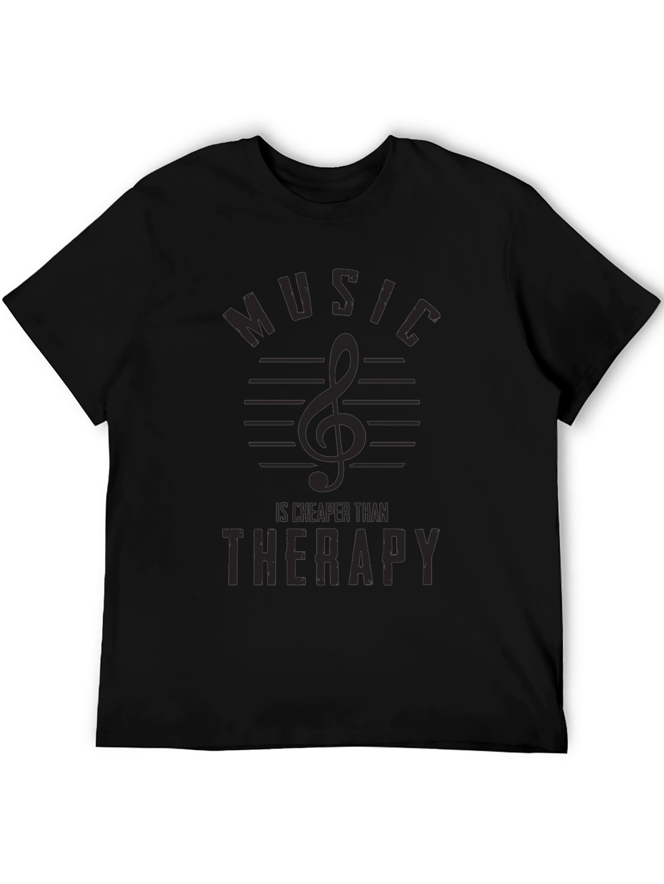 Music is Cheaper Than Therapy Graphic Tee