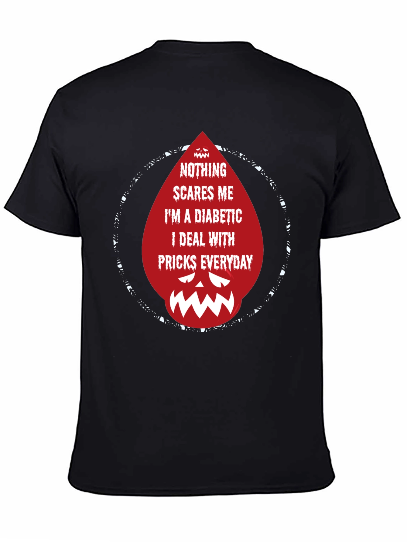 Diabetic Prick Graphic Tee - Funny Diabetes Awareness Shirt