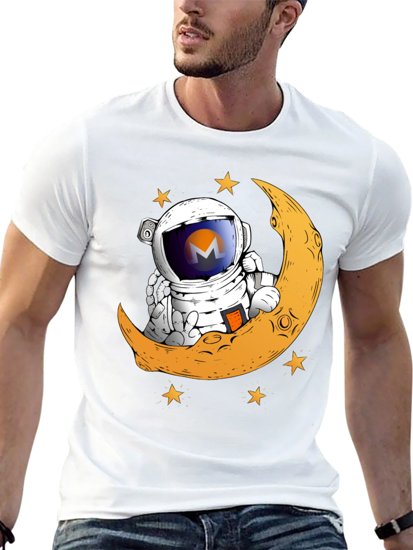Astronaut Moon Graphic Tee