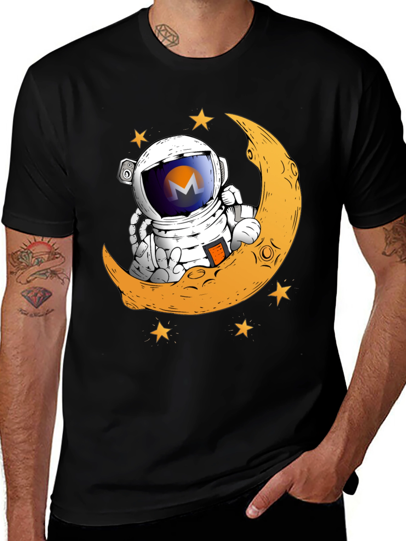 Astronaut Moon Graphic Tee