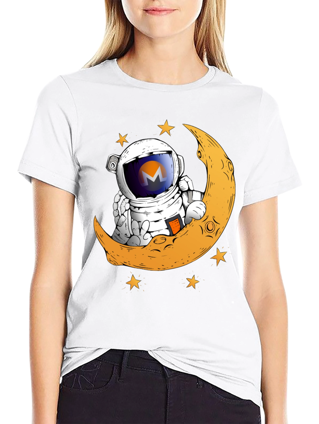 Astronaut Moon Graphic Tee