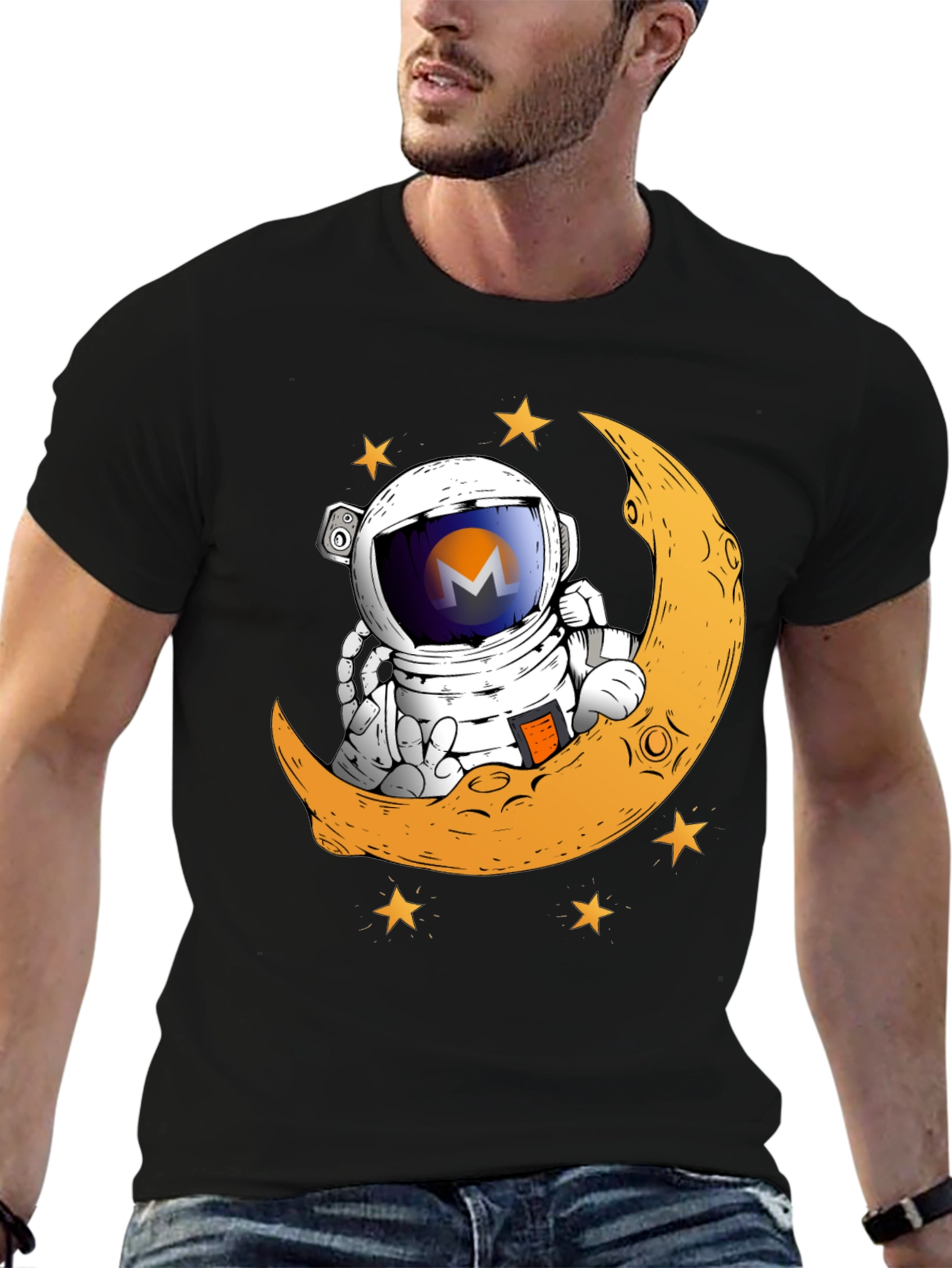 Astronaut Moon Graphic Tee