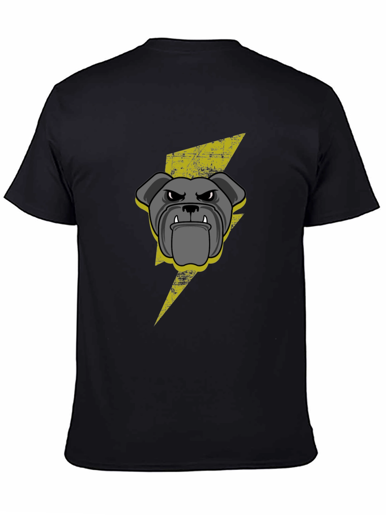 Bulldog Bolt Black Graphic Tee