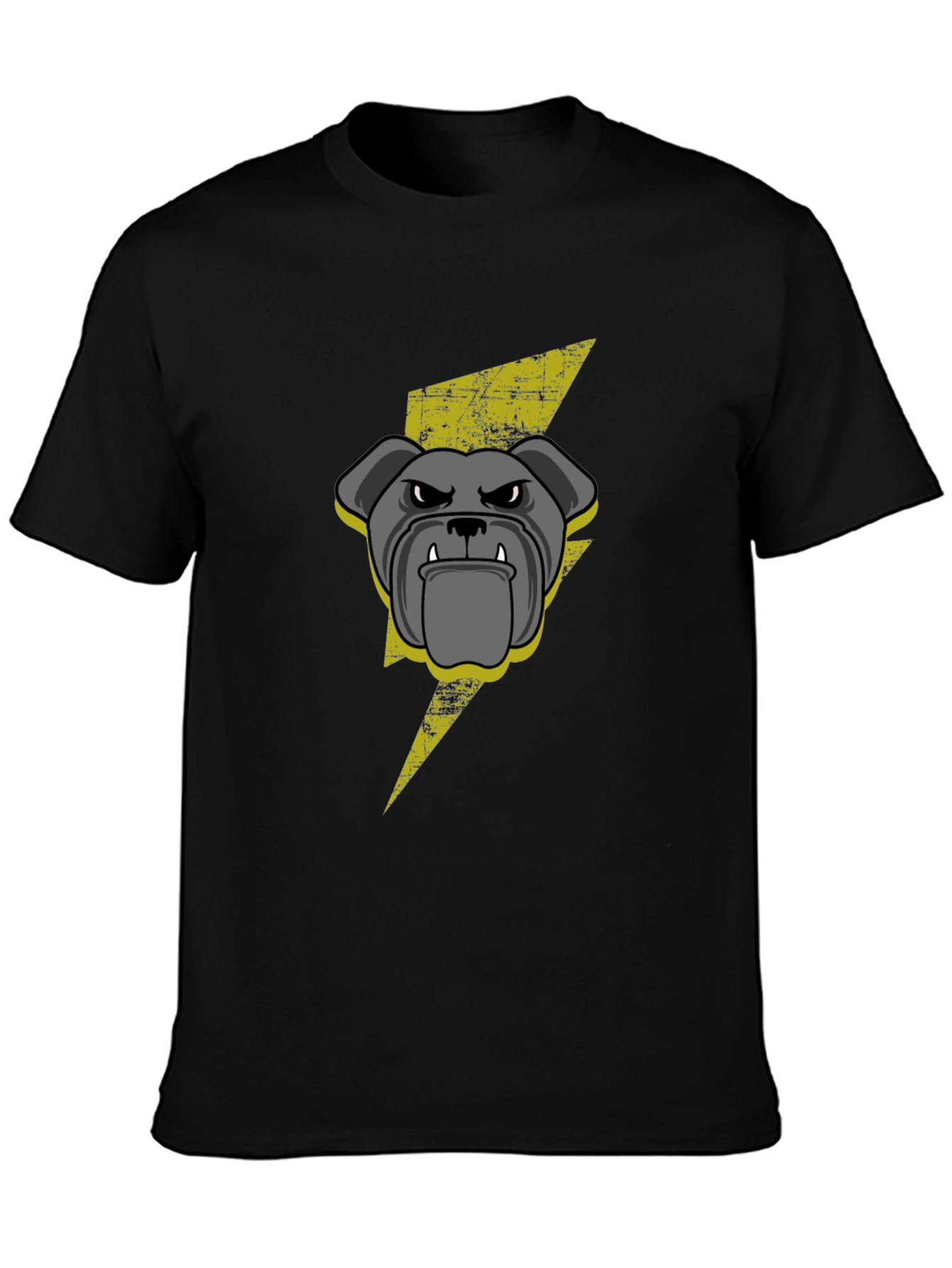 Bulldog Bolt Black Graphic Tee